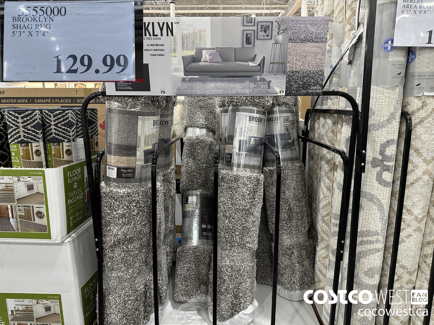 5555000 BROOKLYN SHAG RUG 5'3