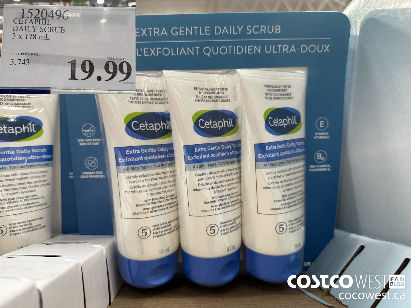 1520496 CETAPHIL DAILY SCRUB 3 x 178 mL $19.99