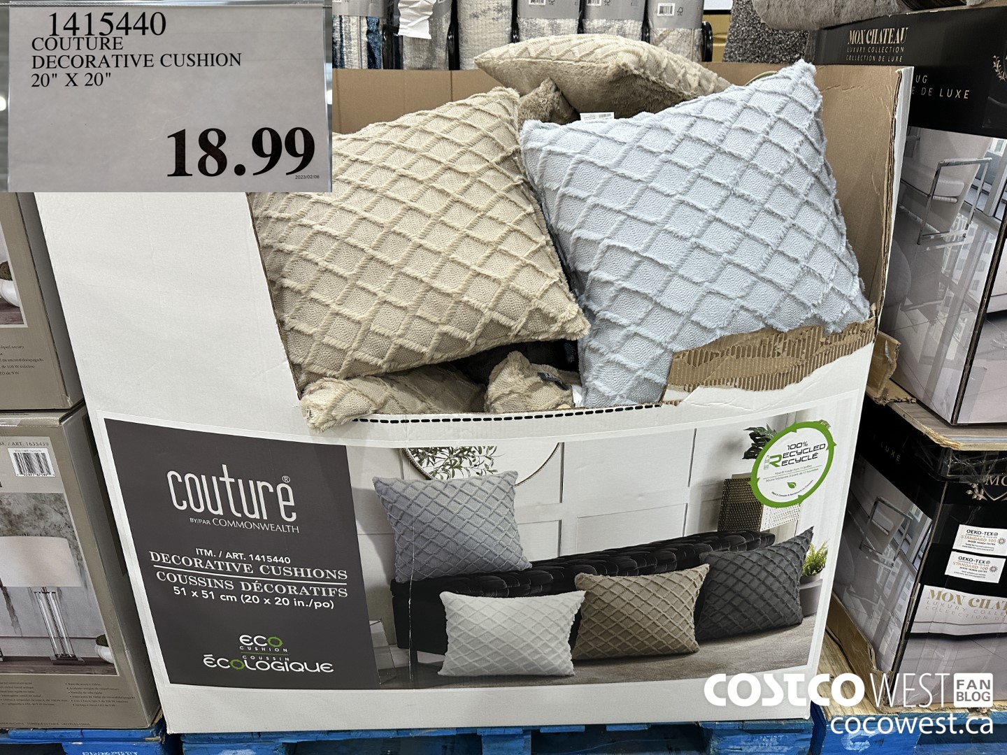 Costco Winter 2023 Seasonal Superpost Furniture Garden BBQ   COUTURE DECORATIVE CUSHION 20 X 20 20230206 115273 