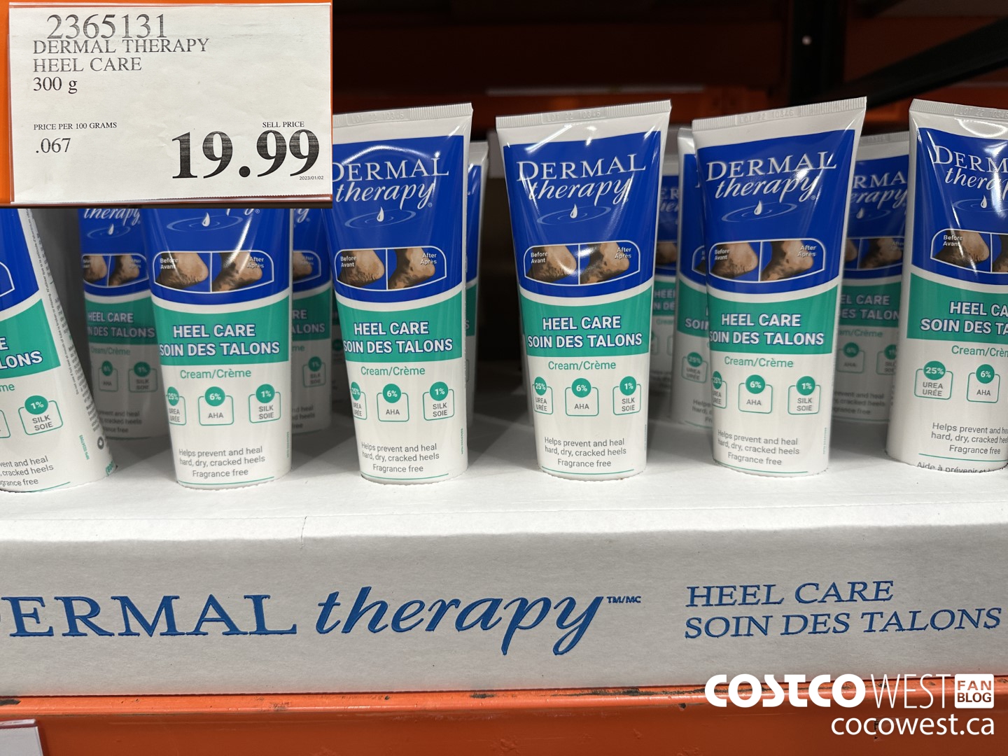 365131 DERMAL THERAPY HEEL CARE 240 G $19.99