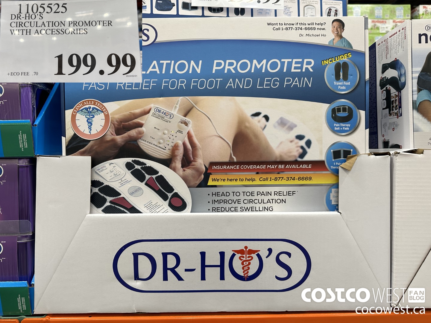 1105525 DR-HO'S CIRCULATION PROMOTER WITH ACCESSORIES $199.99