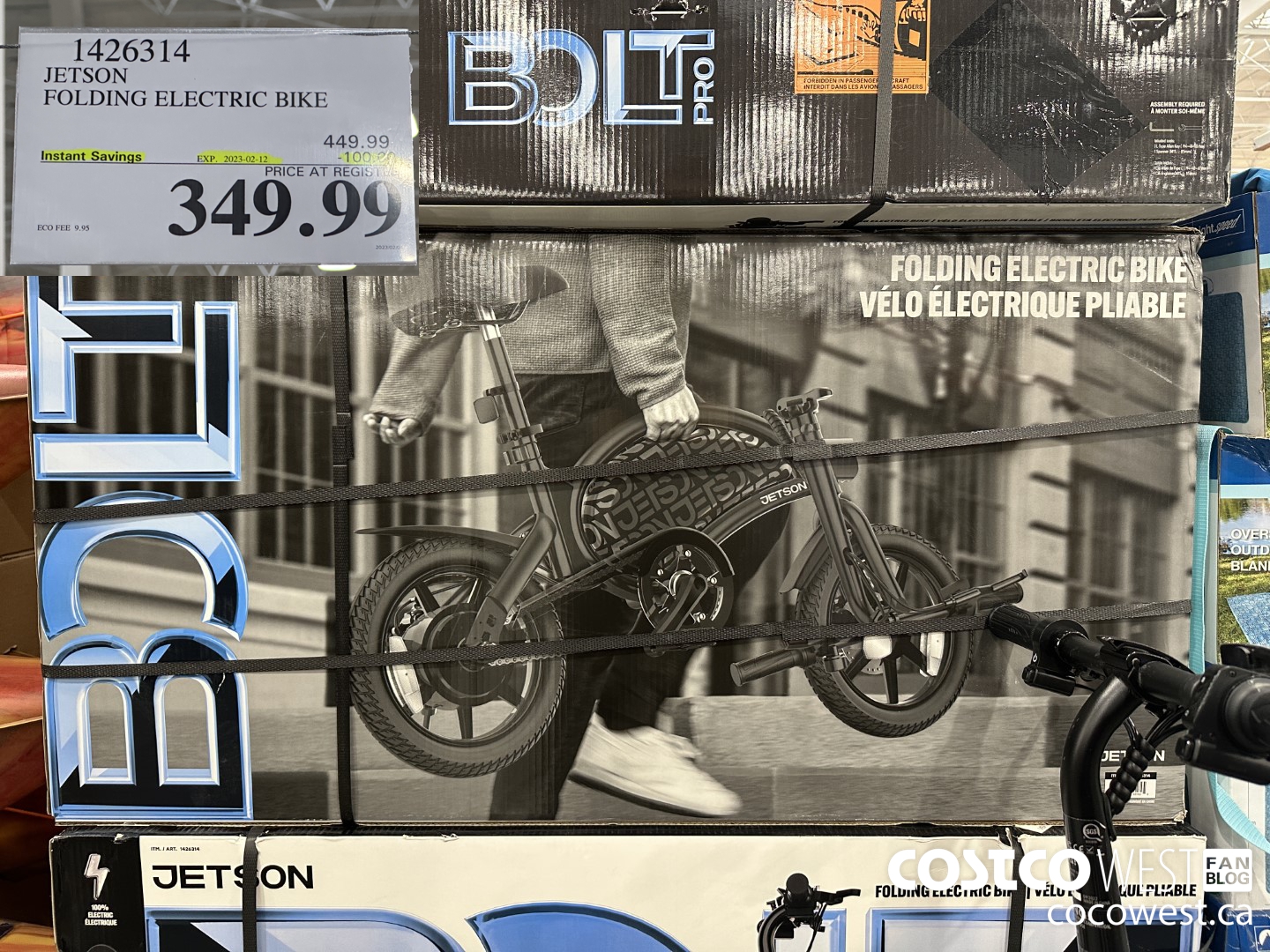 1426314 JETSON FOLDING ELECTRIC BIKE ($100.00 INSTANT SAVINGS EXPIRES ON 2023-02-12) $349.99