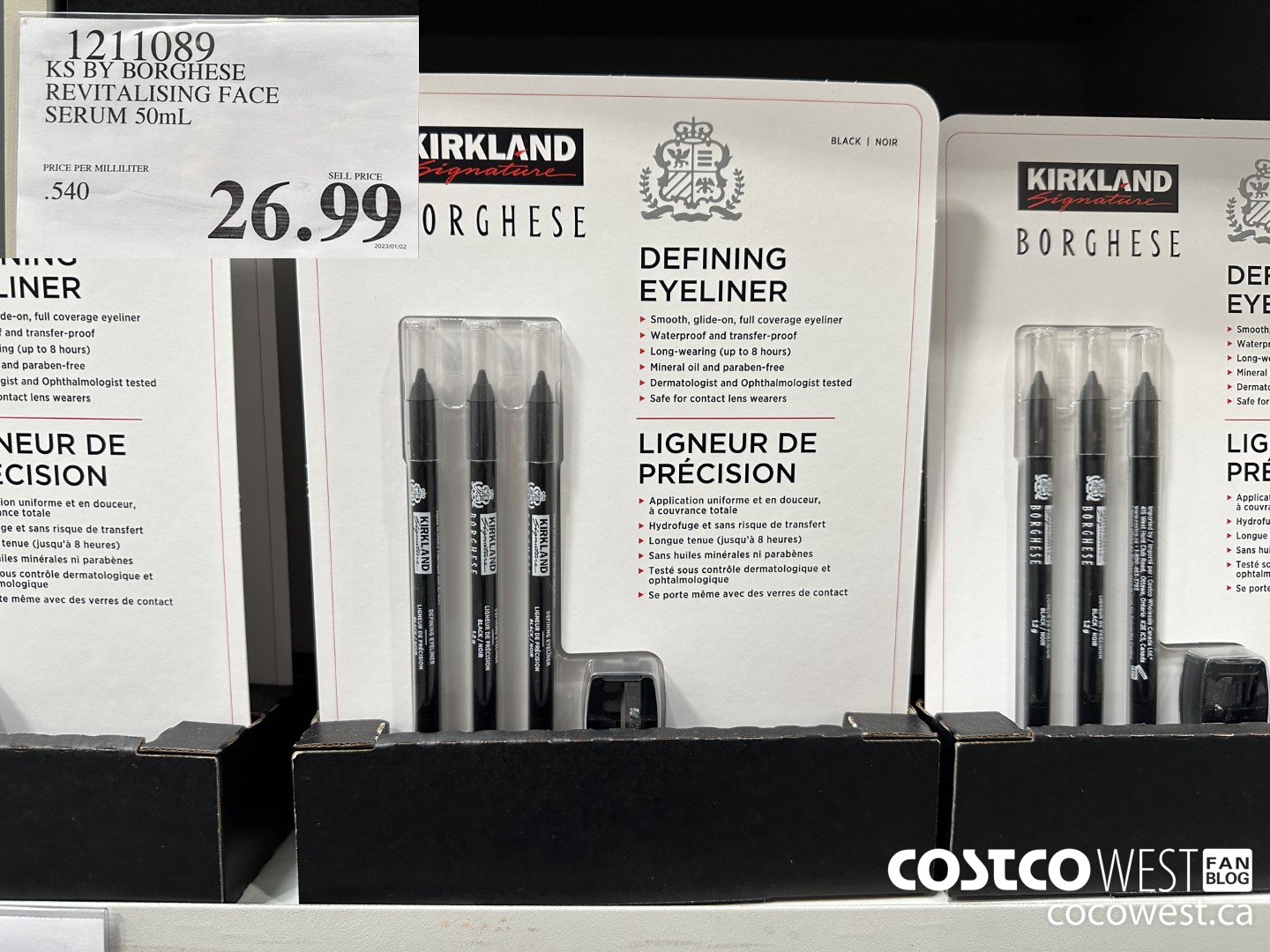 1211089 KS BY BORGHESE REVITALISING FACE SERUM 50mL $26.99