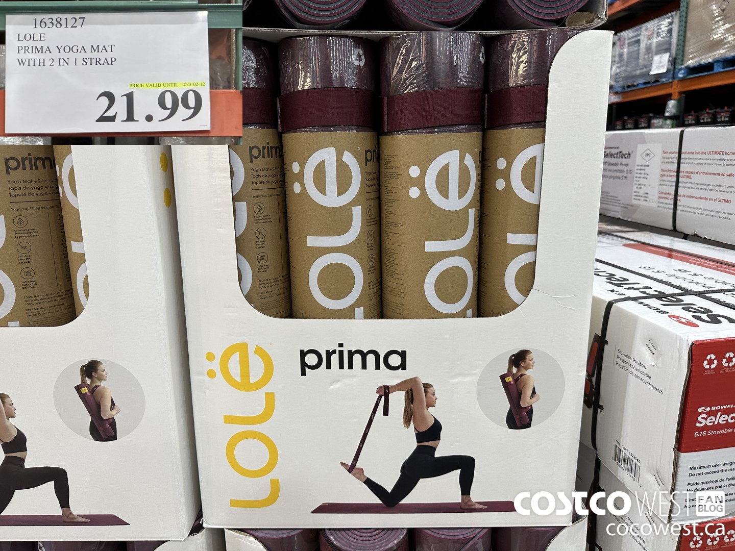 Costco Yoga Mat, Lolë Prima Yoga Mat w/ Strap