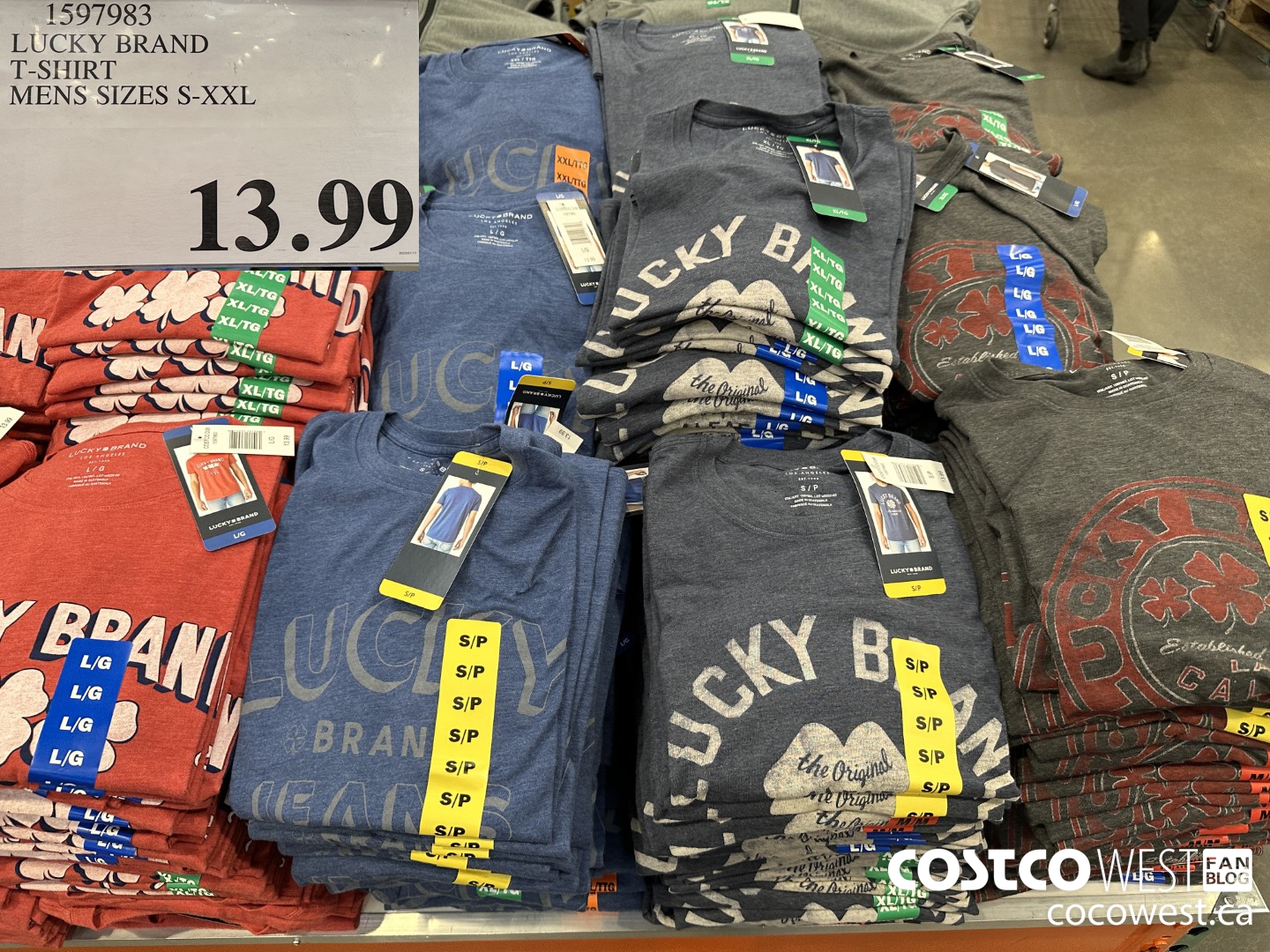 These mens lucky brand graphic tees at Costco are so comfy! I had