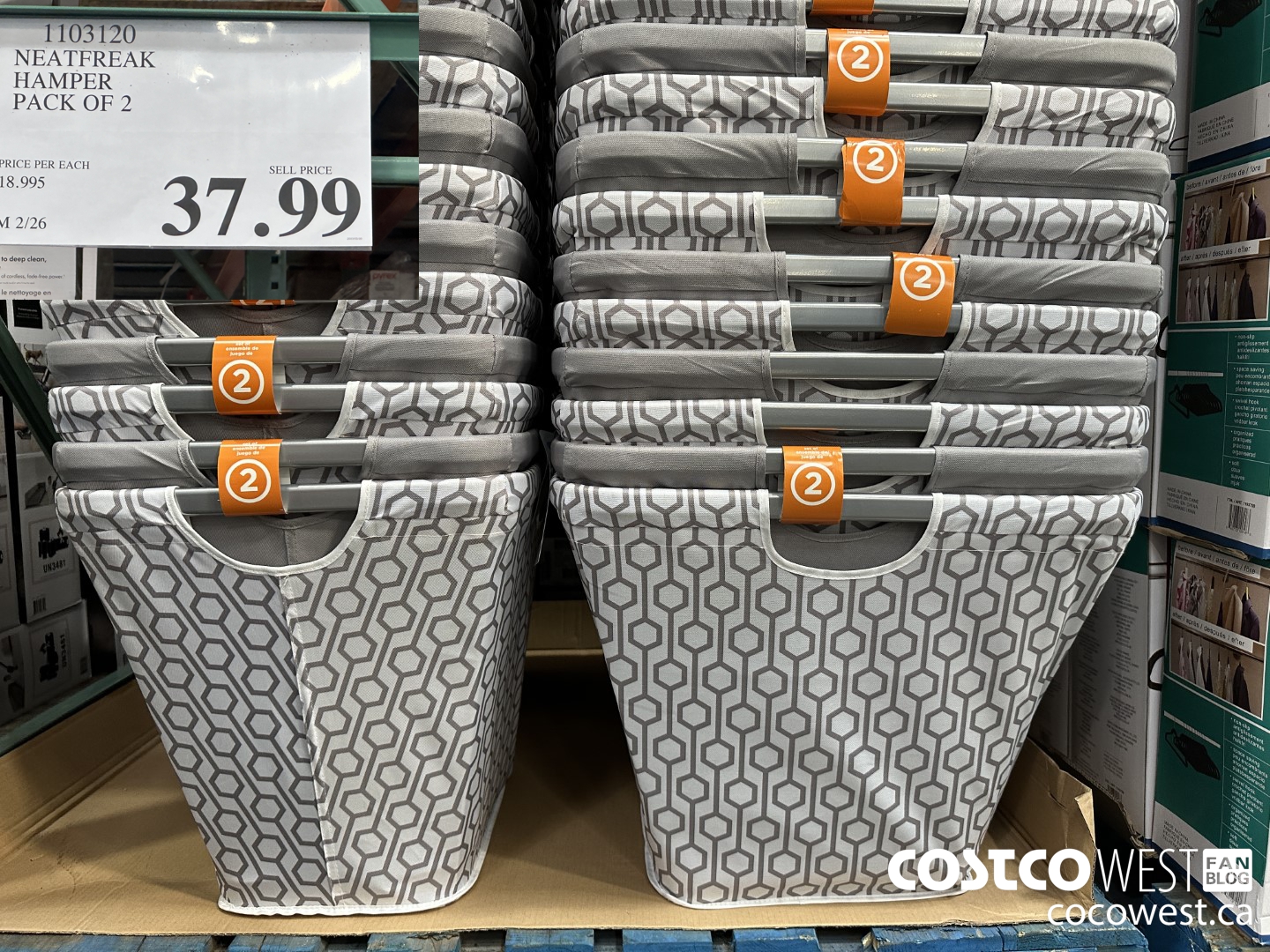 1103120 NEATFREAK HAMPER PACK OF 2 $37.99