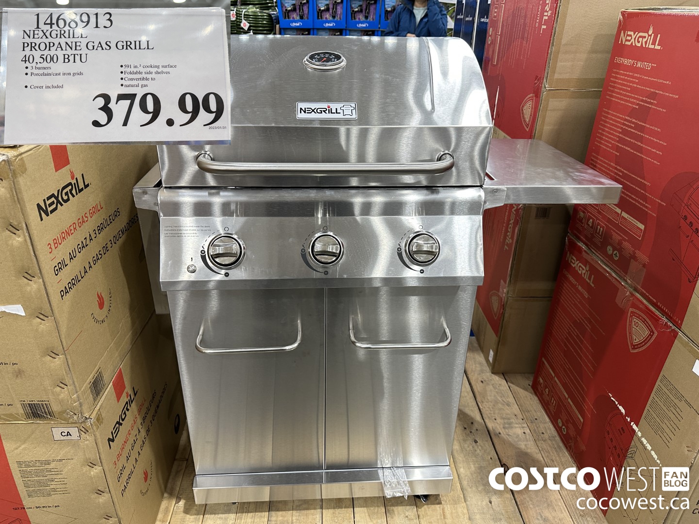 1468913 NEXGRILL PROPANE GAS GRILL 40,500 BTU $379.99