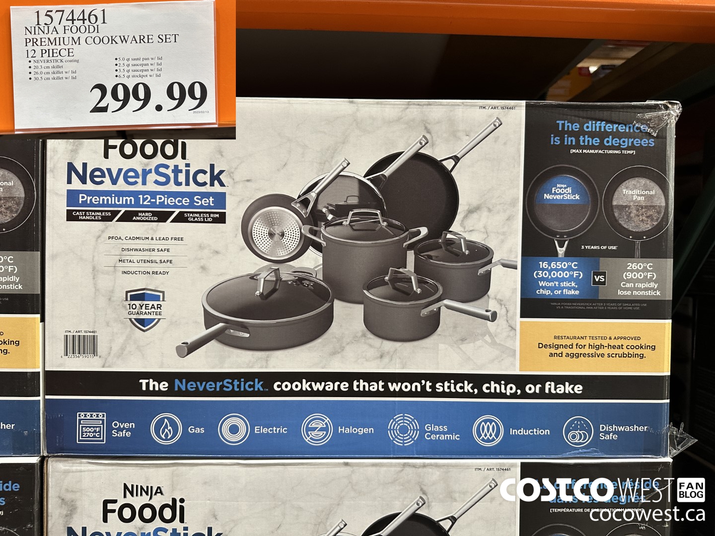 1574461 NINJA FOODI PREMIUM COOKWARE SET 12 PIECE $299.99