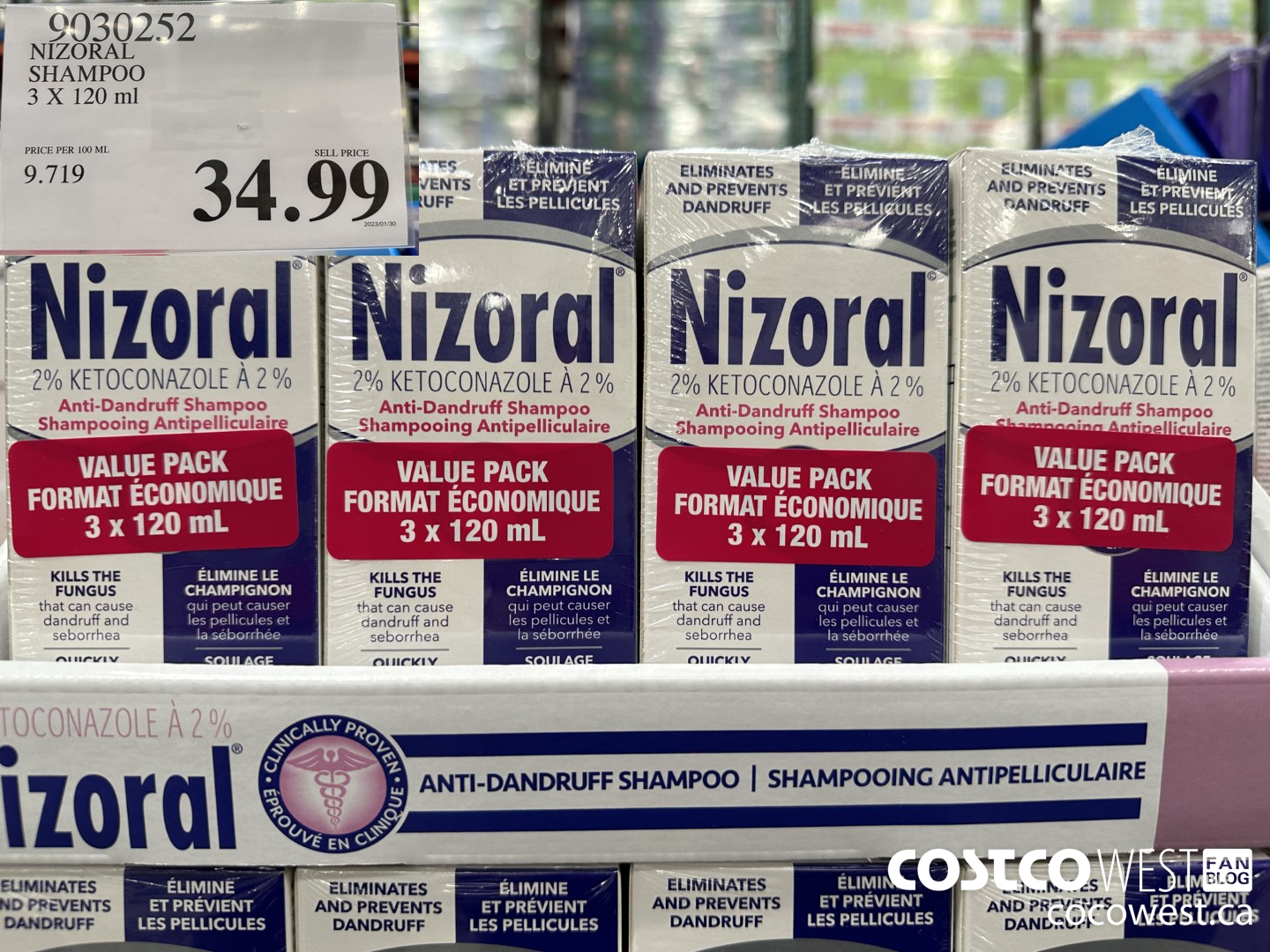 9030252 NIZORAL SHAMPOO 3 X 120 ml $34.99