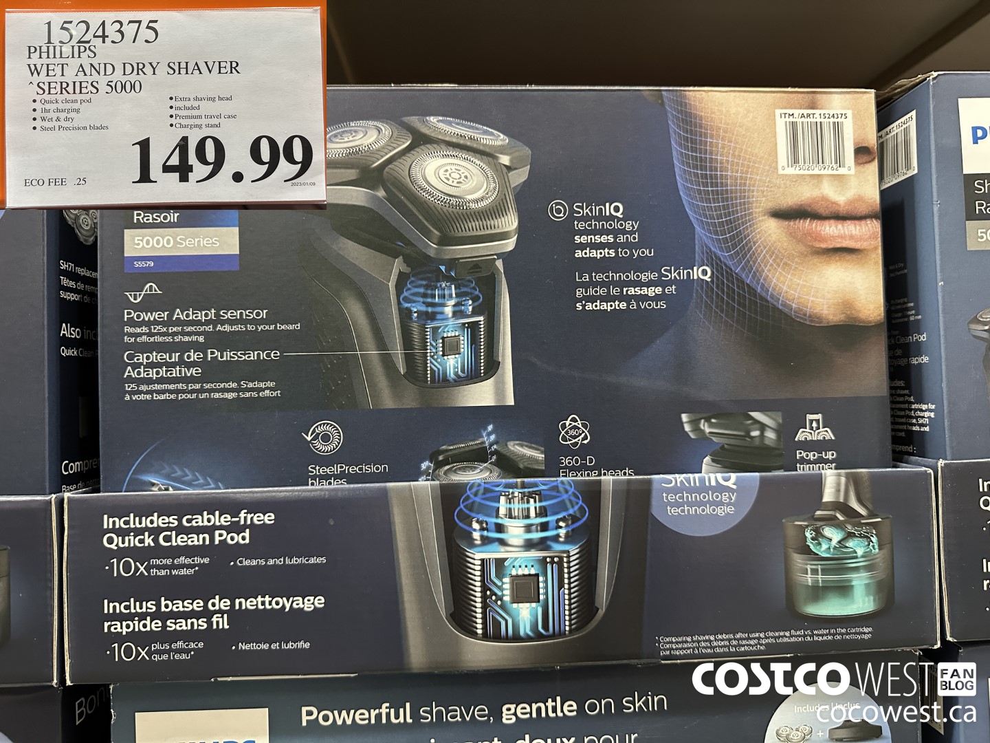 1524375 PHILIPS WET AND DRY SHAVER SERIES 5000 $149.99