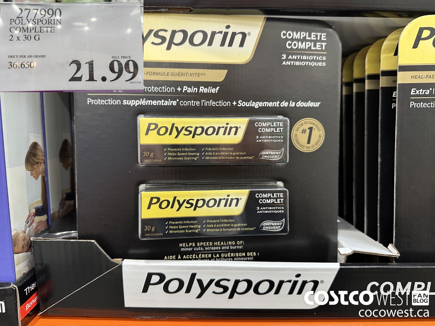 277990 POLYSPORIN COMPLETE 2 X 30 G $21.99
