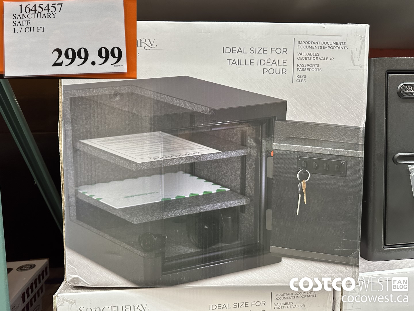 1645457 SANCTUARY SAFE 1.7 CU FT $299.99