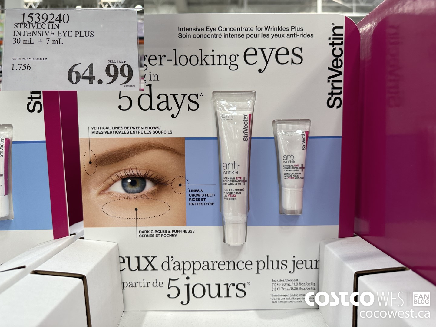 1539240 STIVECTIN INSENSITIVE EYE PLUS 30 ML + 7 ML $64.99