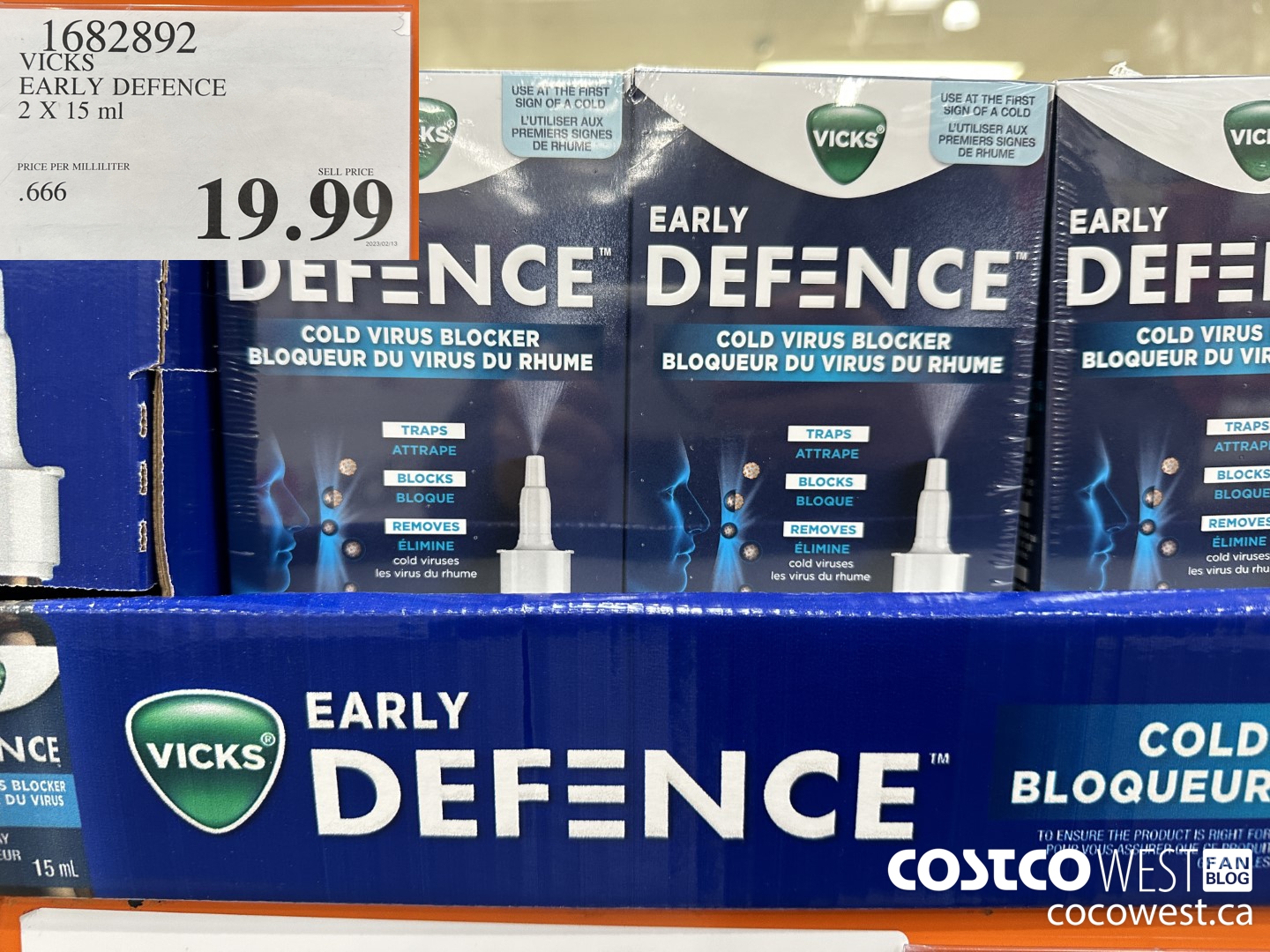 1682892 VICKS EARLY DEFENCE 2 X 15 ML $19.99
