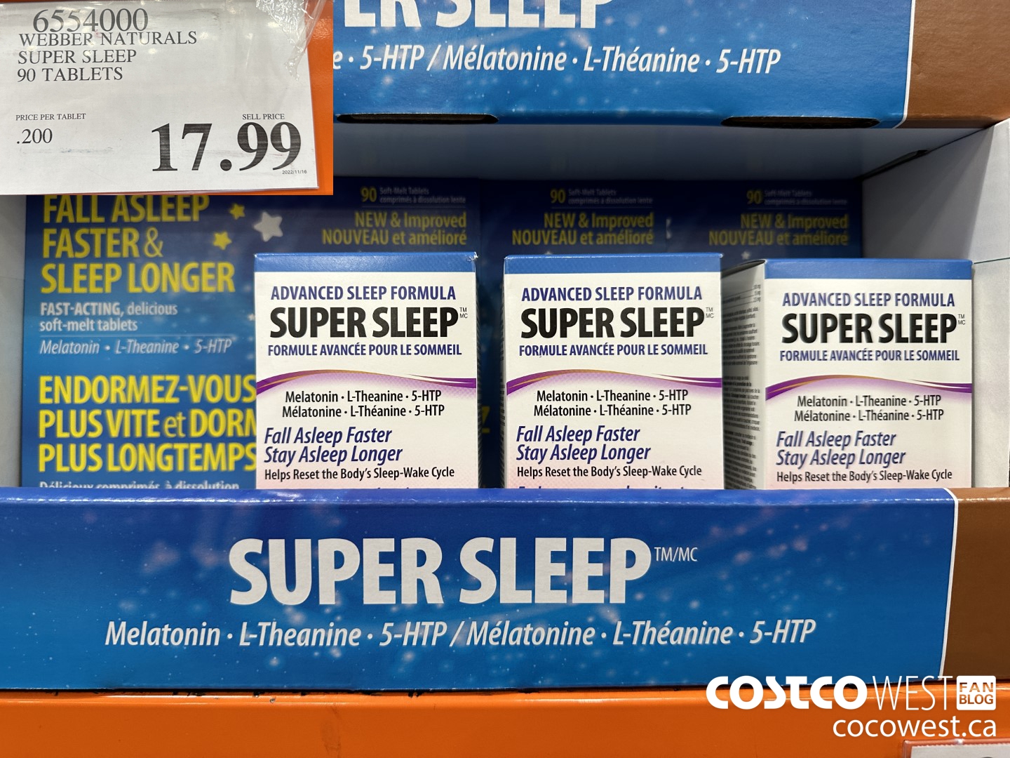 6554000 WEBBER NATURALS SUPER SLEEP 90 TABLETS $17.99