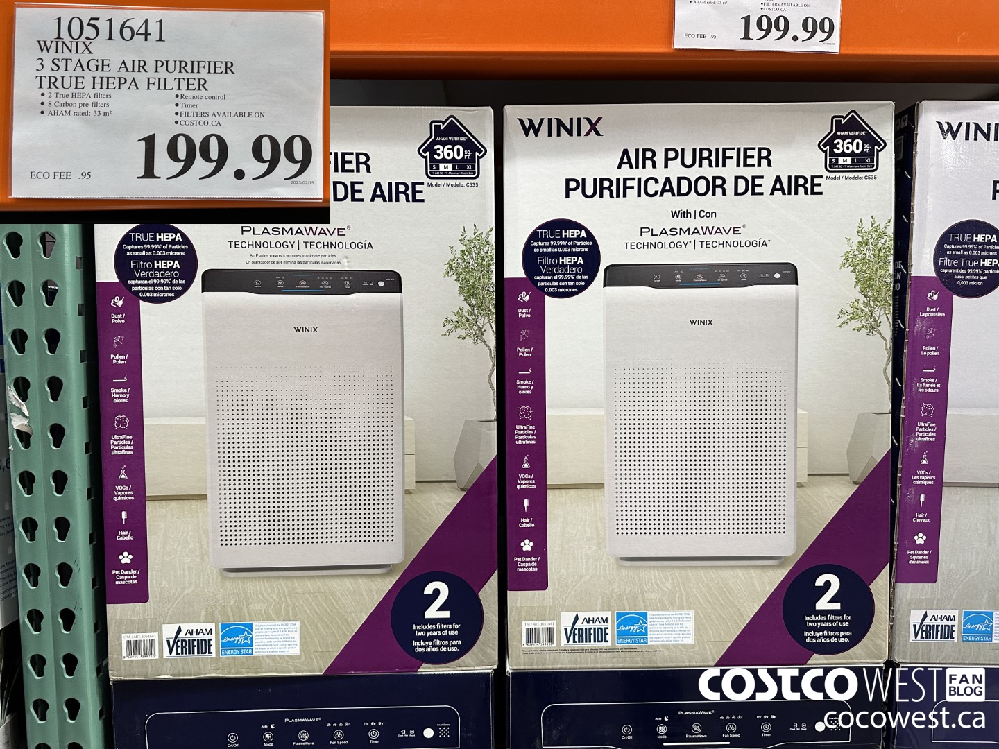 1051641 WINIX 3 STAGE AIR PURIFIER TRUE HEPA FILTER $199.99