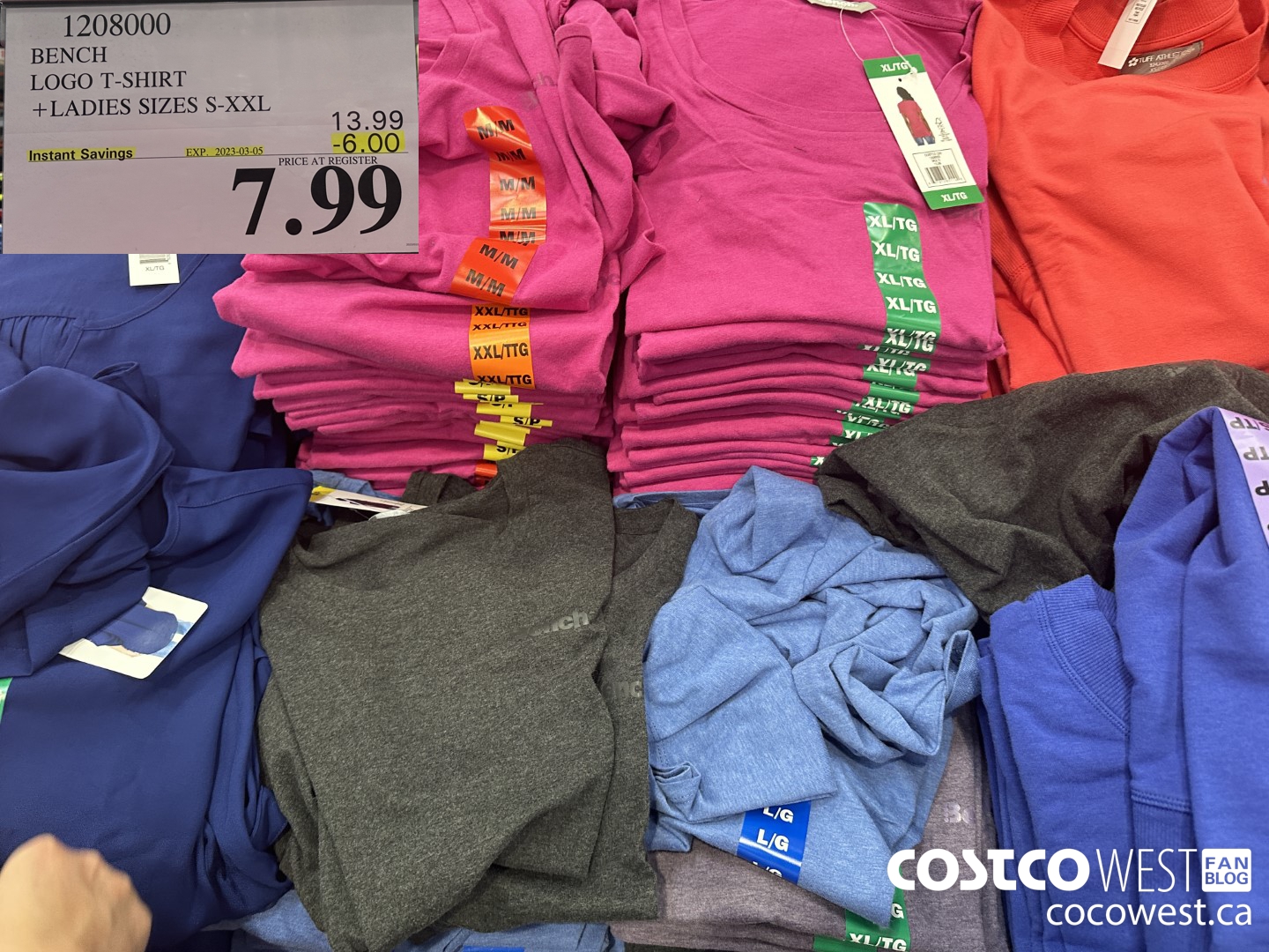 1208000 BENCH LOGO T-SHIRT LADIES SIZES S-XXL ($6.00 INSTANT SAVINGS EXPIRES ON 2023-03-05) $7.99