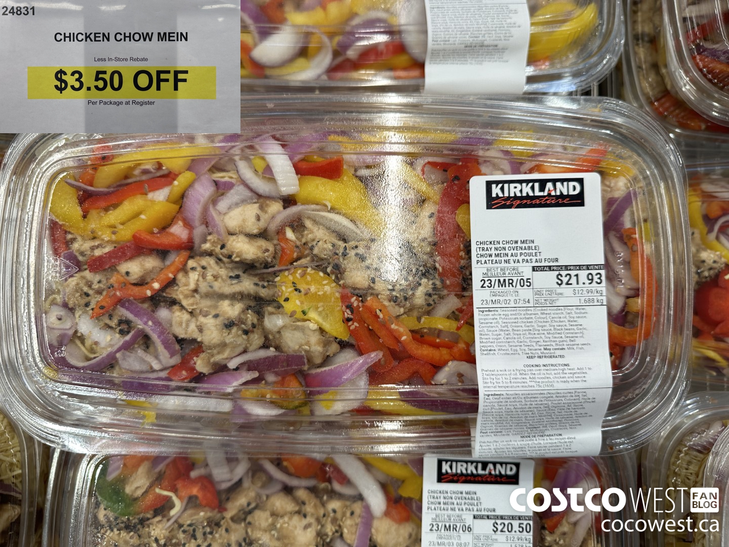 24831 CHICKEN CHOW MEIN ($3.50 INSTANT SAVINGS)