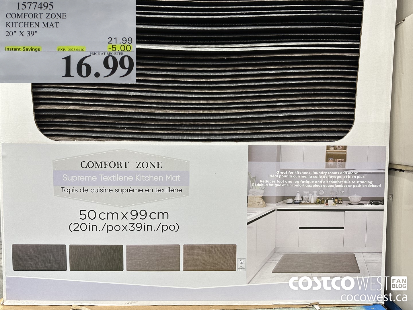 Deluxe comfort kitchen mats $11.99 - Costco Does It Again