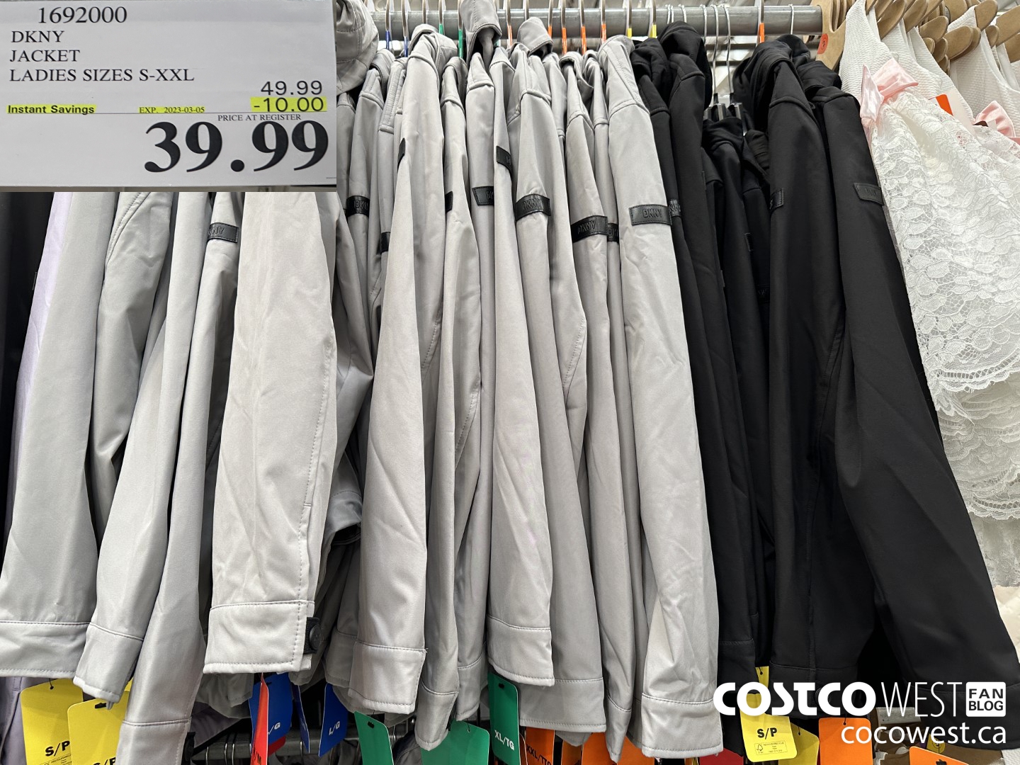 1692000 DKNY JACKET LADIES SIZES S-XXL ($10.00 INSTANT SAVINGS EXPIRES ON 2023-03-05) $39.99