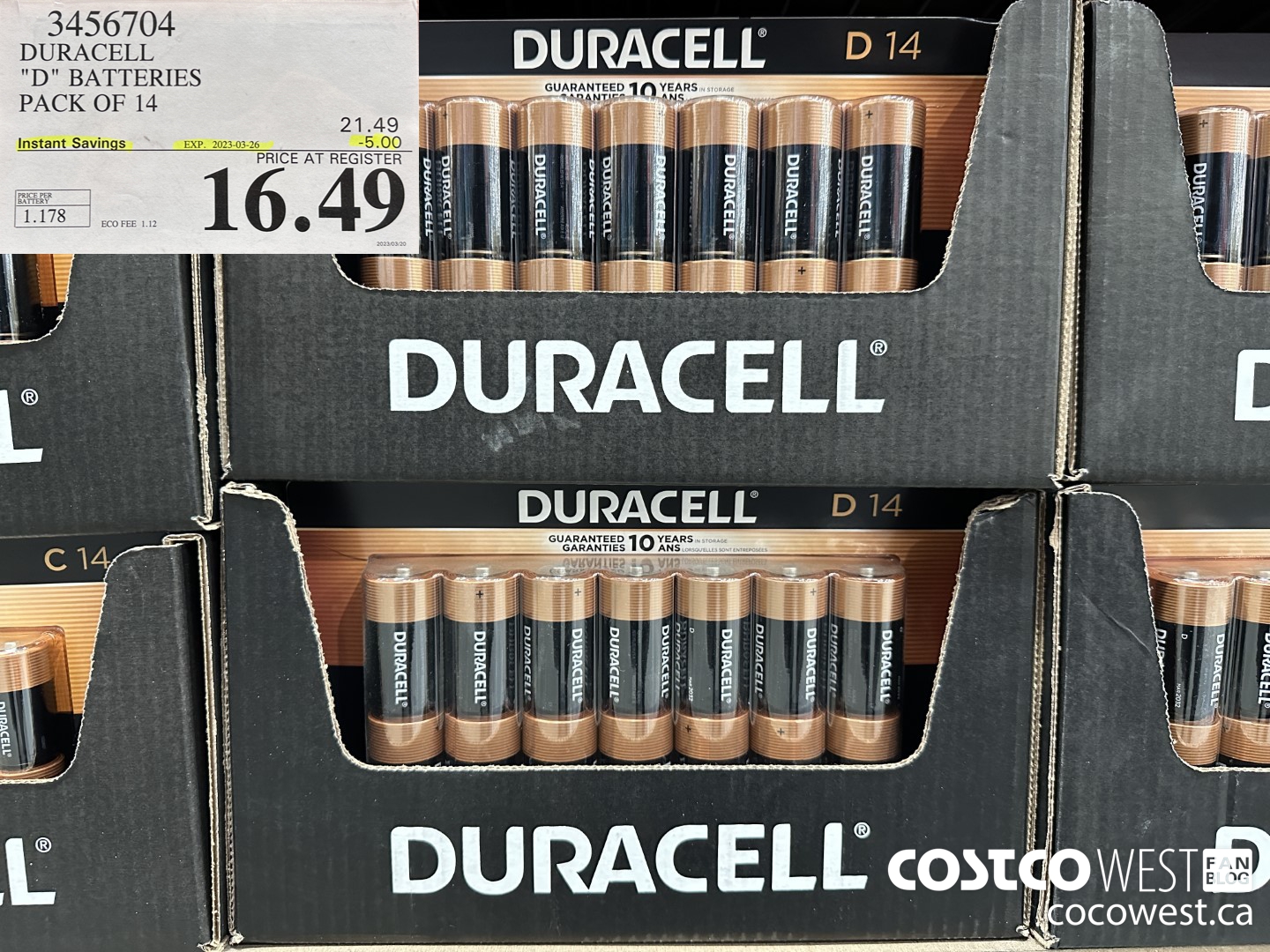 3456704 “DURACELL 