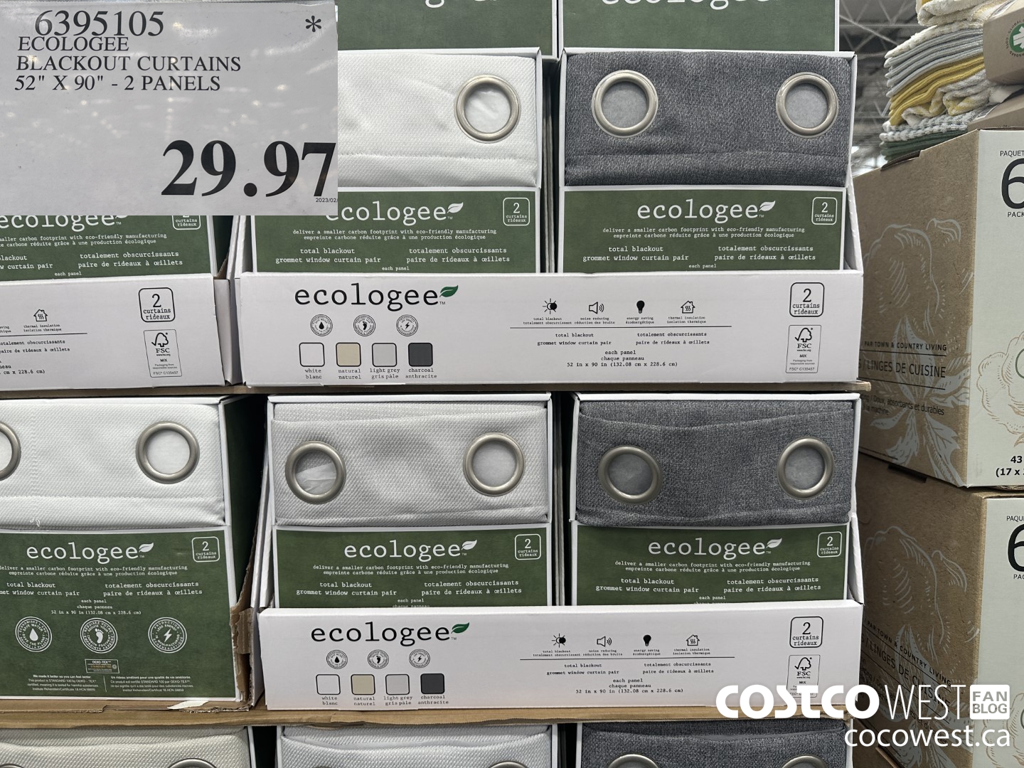 6395105 ECOLOGEE BLACKOUT CURTAINS 52