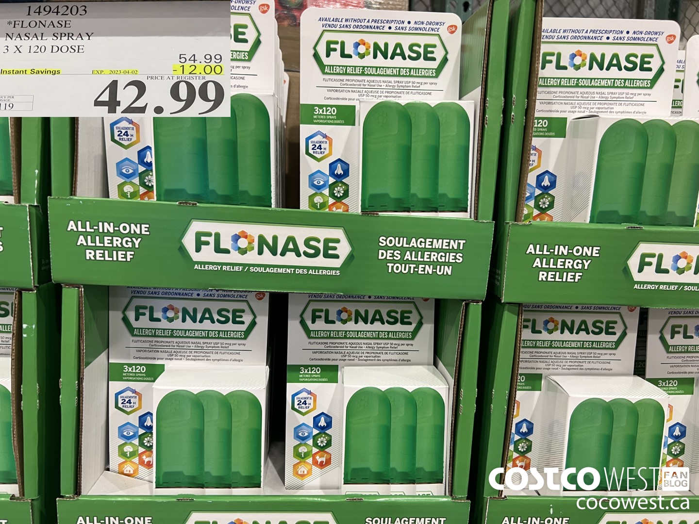 Costco flonase deals