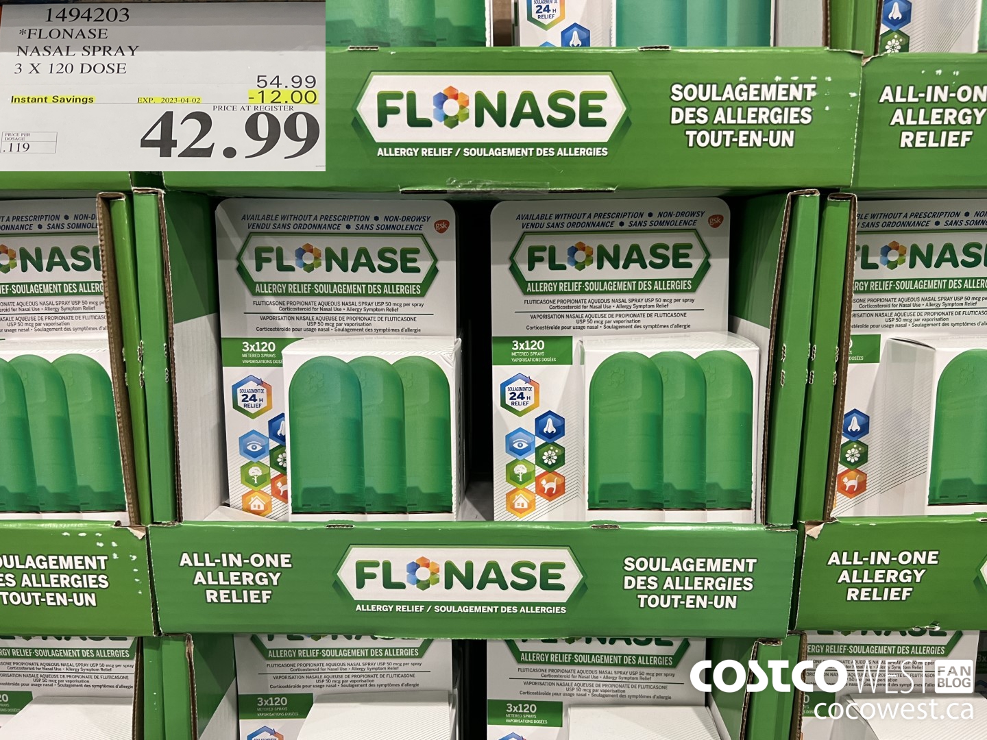 Costco flonase deals