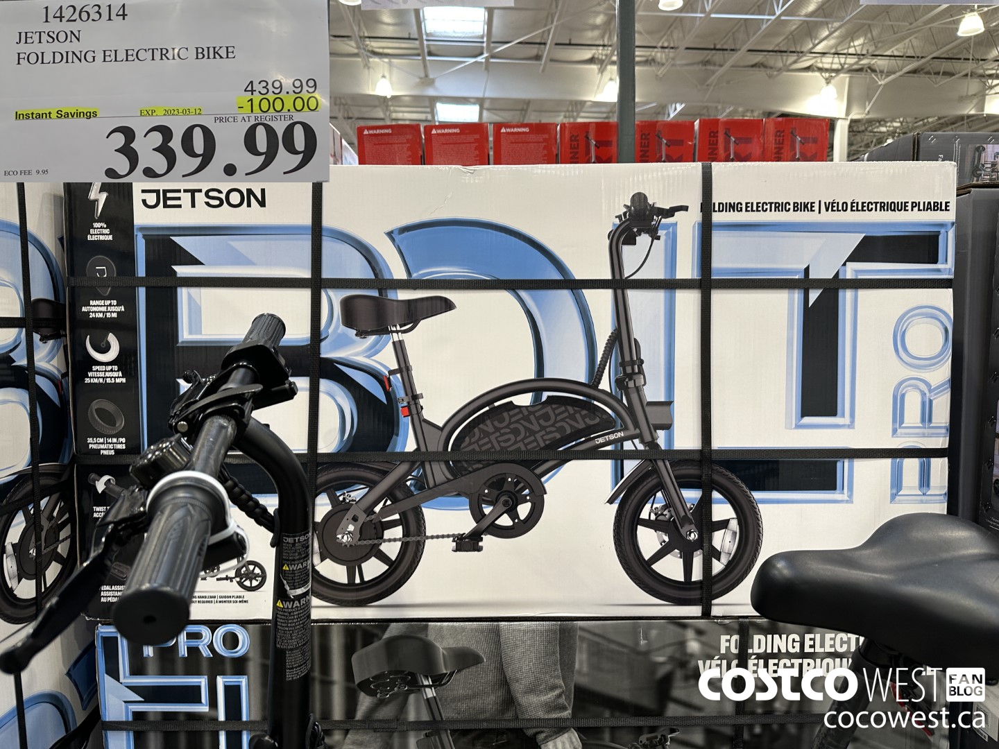 jetson folding electric bike costco