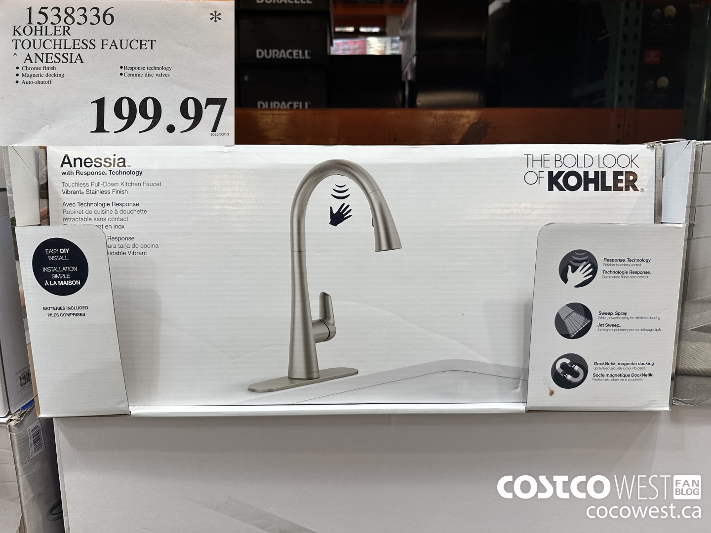 KOHLER TOUCHLESS FAUCET ANESSIA 20230327 118994 