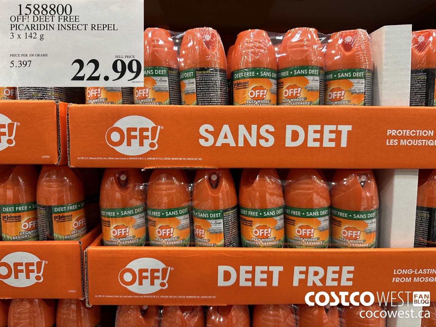 1588800 OFF! DEET FREE PICARIDIN INSECT REPEL 3x 142 g $22.99