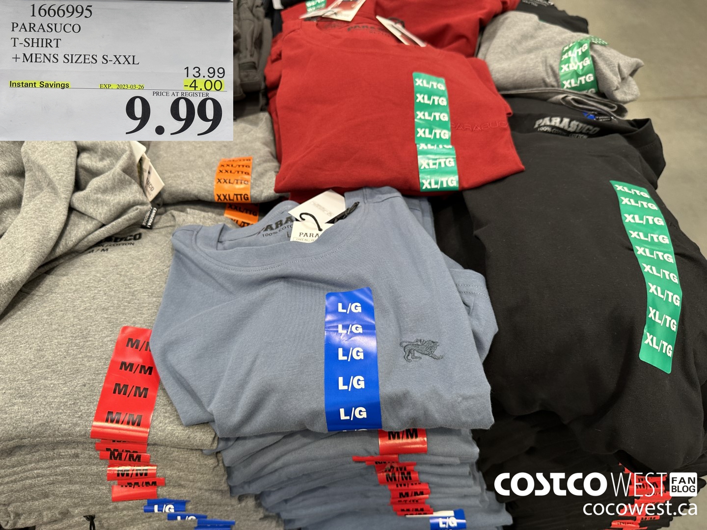 1666995 PARASUCO T-SHIRT MENS SIZES M-XXL ($4.00 INSTANT SAVINGS EXPIRES ON 2023-03-26) $9.99