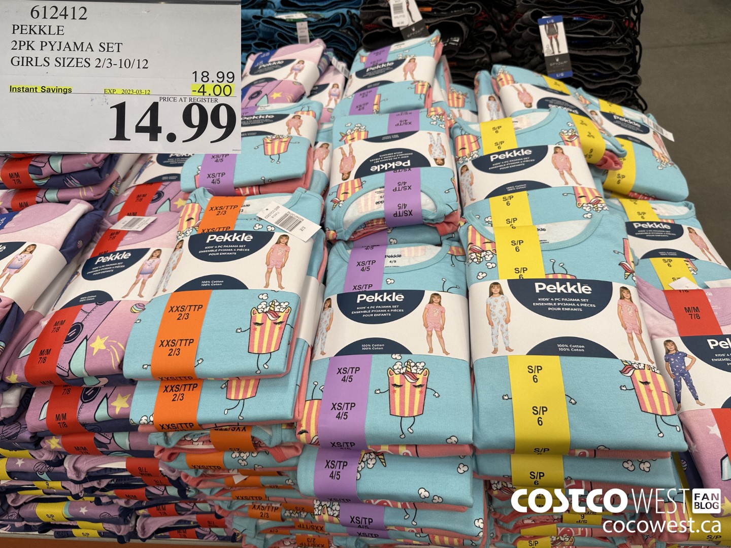612412 PEKKLE 2PK PYJAMA SET GIRLS SIZES 2/3-4/5 ($4.00 INSTANT SAVINGS EXPIRES ON 2023-03-12) $14.99