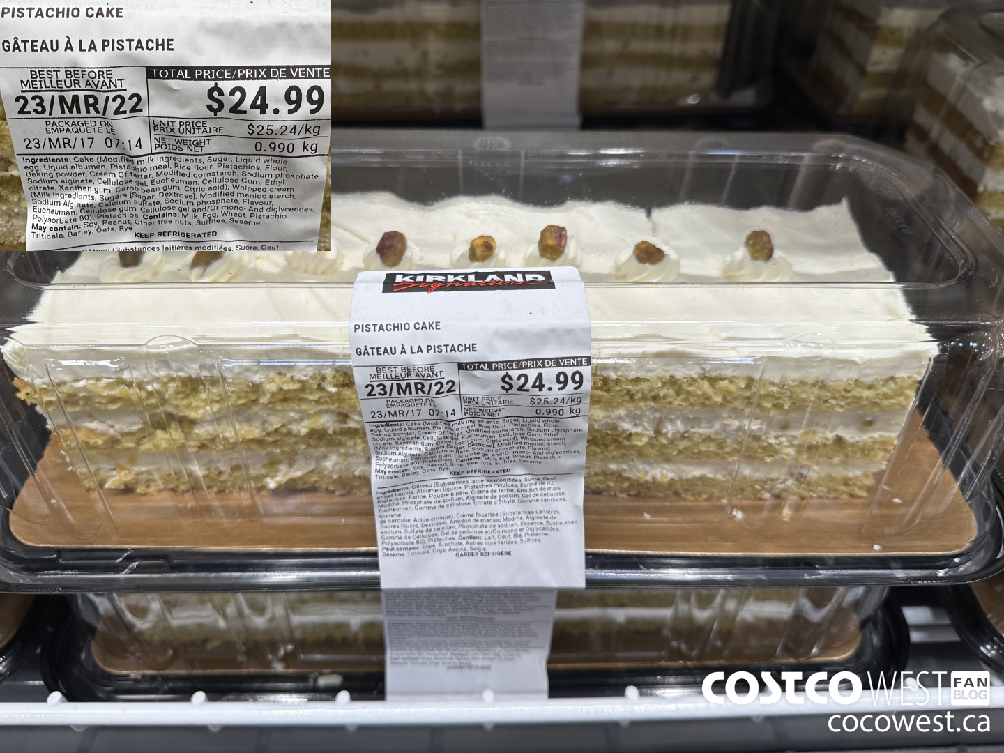 1676830 PISTACHIO CAKE $24.99
