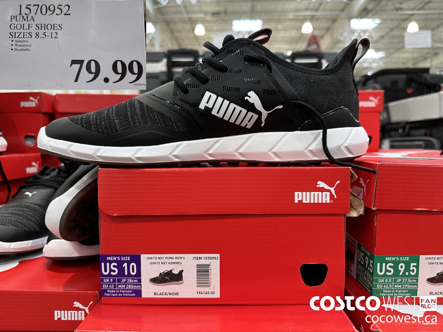 1570952 PUMA GOLF SHOES SIZES 8.5-12 $79.99
