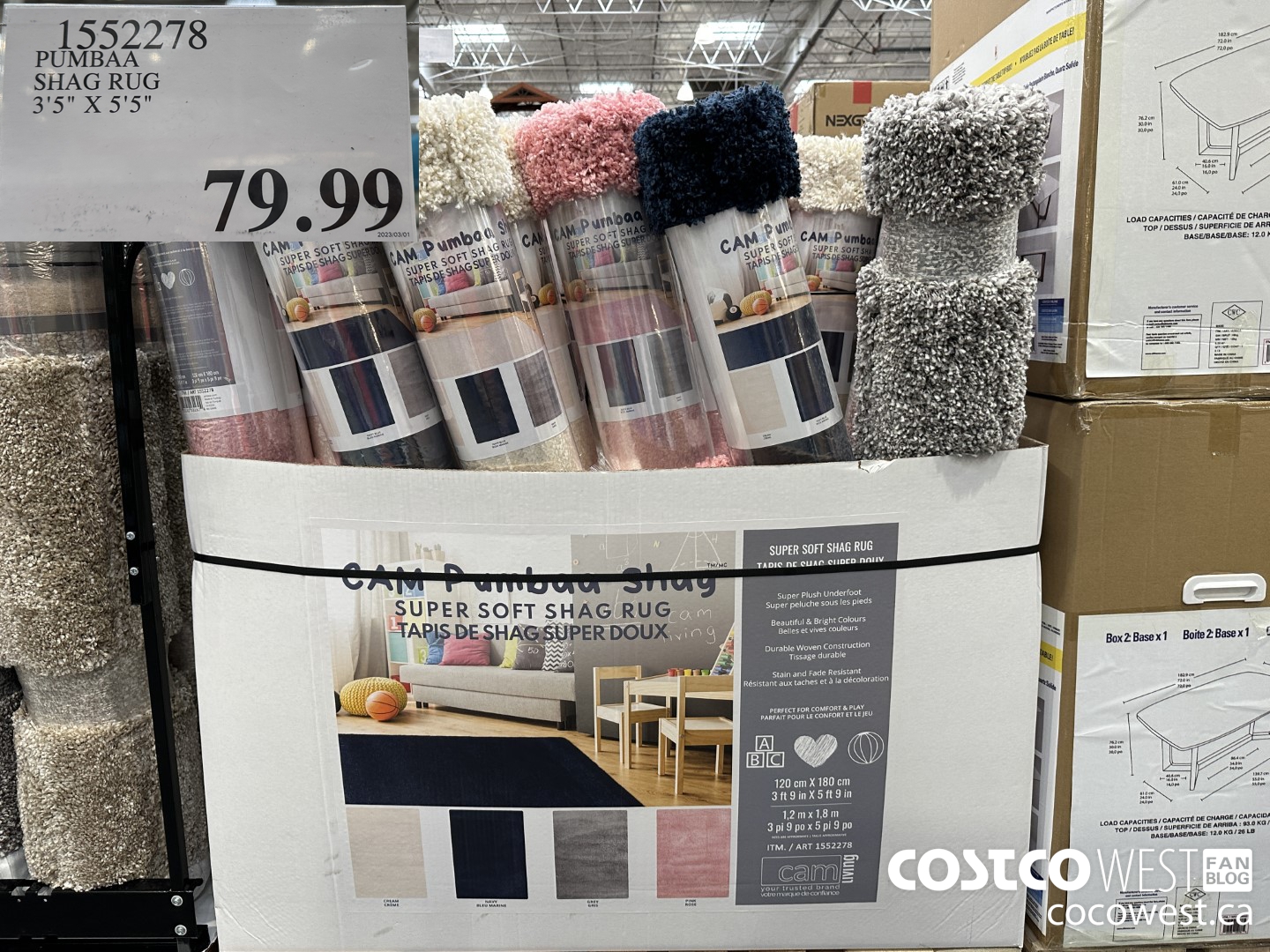 1552278 PUMBAA SHAG RUG 3'5