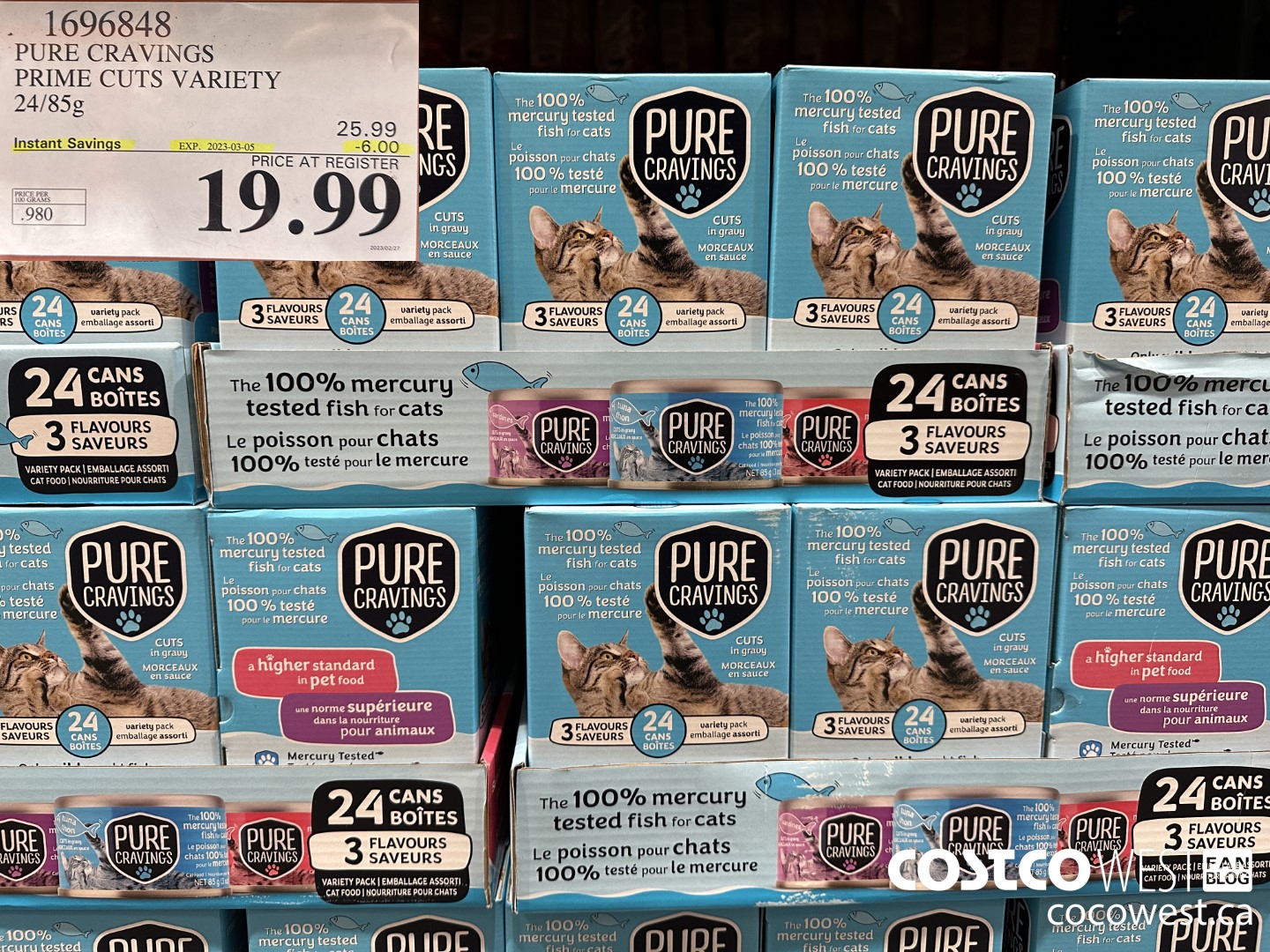 1696848 PURE CRAVINGS PRIME CUTS VARIETY 24/85G ($6.00 INSTANT SAVINGS EXPIRES ON 2023-03-05) $19.99