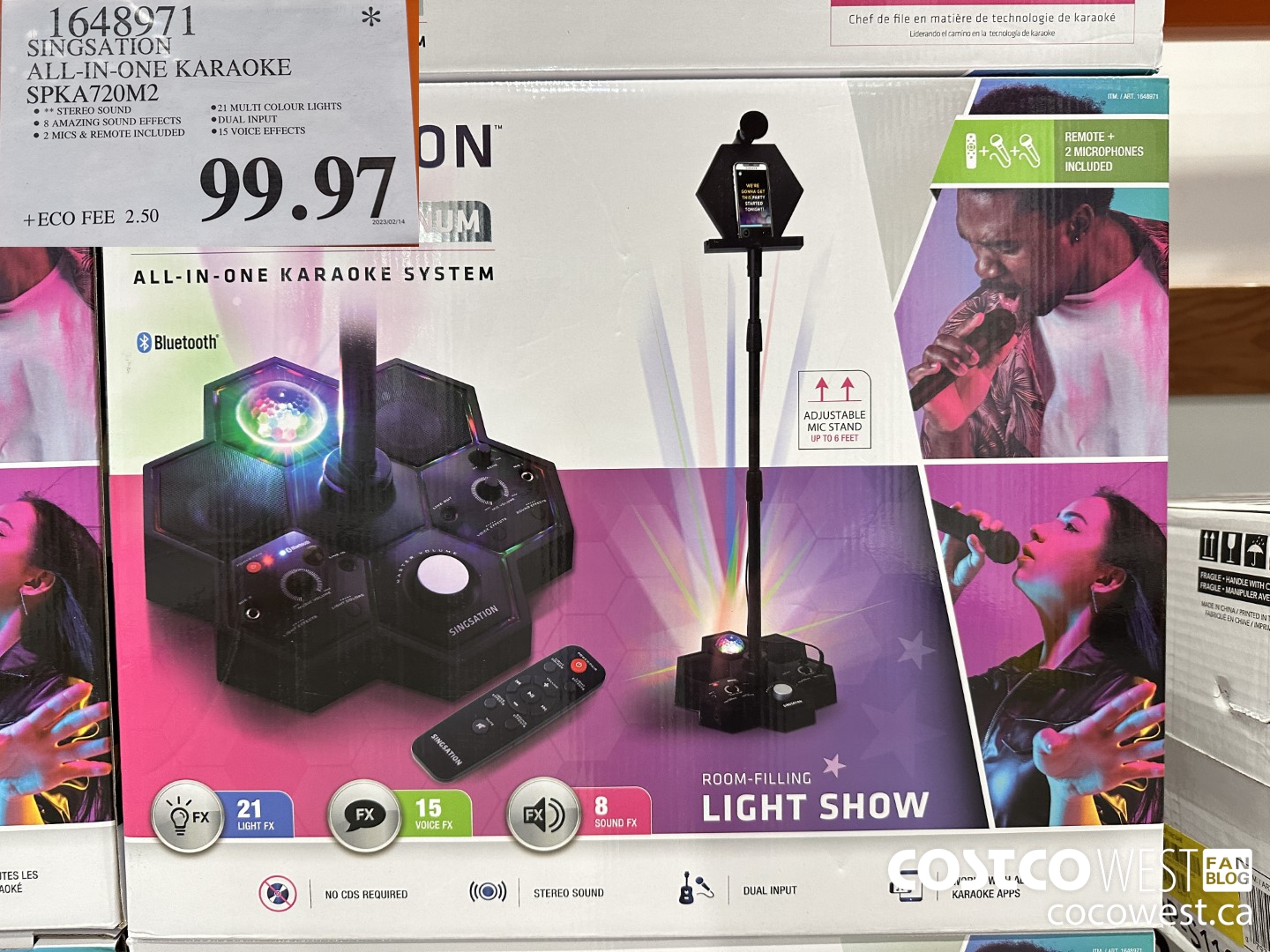 1648971 SINGSATION ALL-IN-ONE KARAOKE SPKA720M2 $99.97