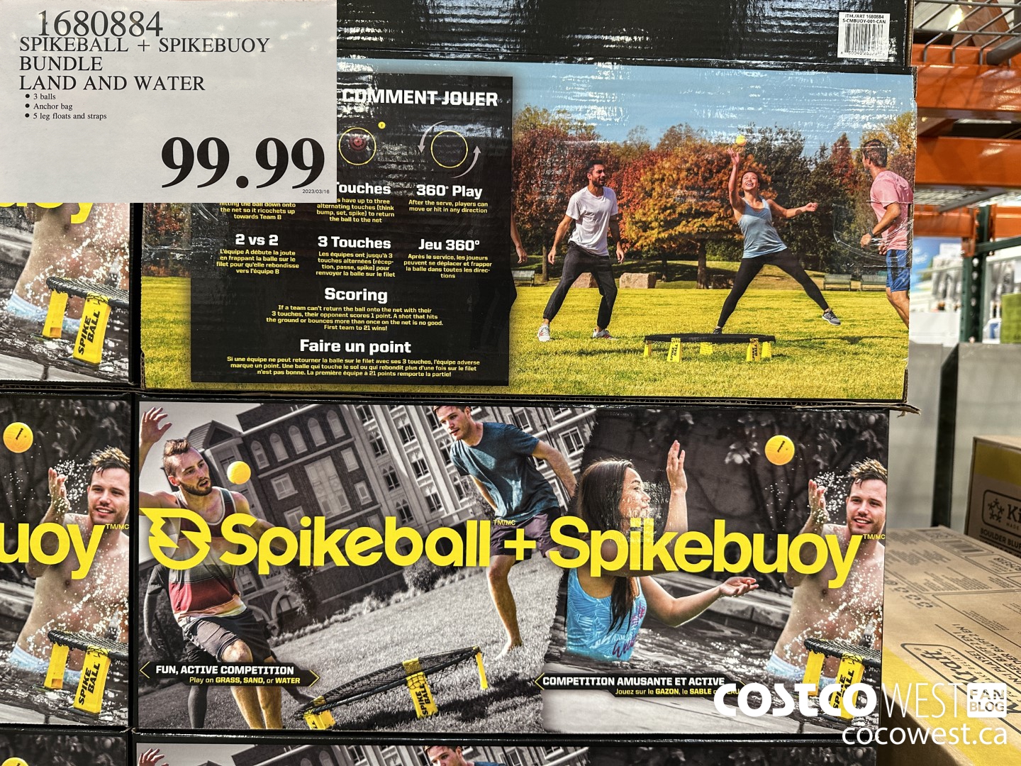 1680884 SPIKEBALL + SPIKEBUOY BUNDLE LAND AND WATER $99.99