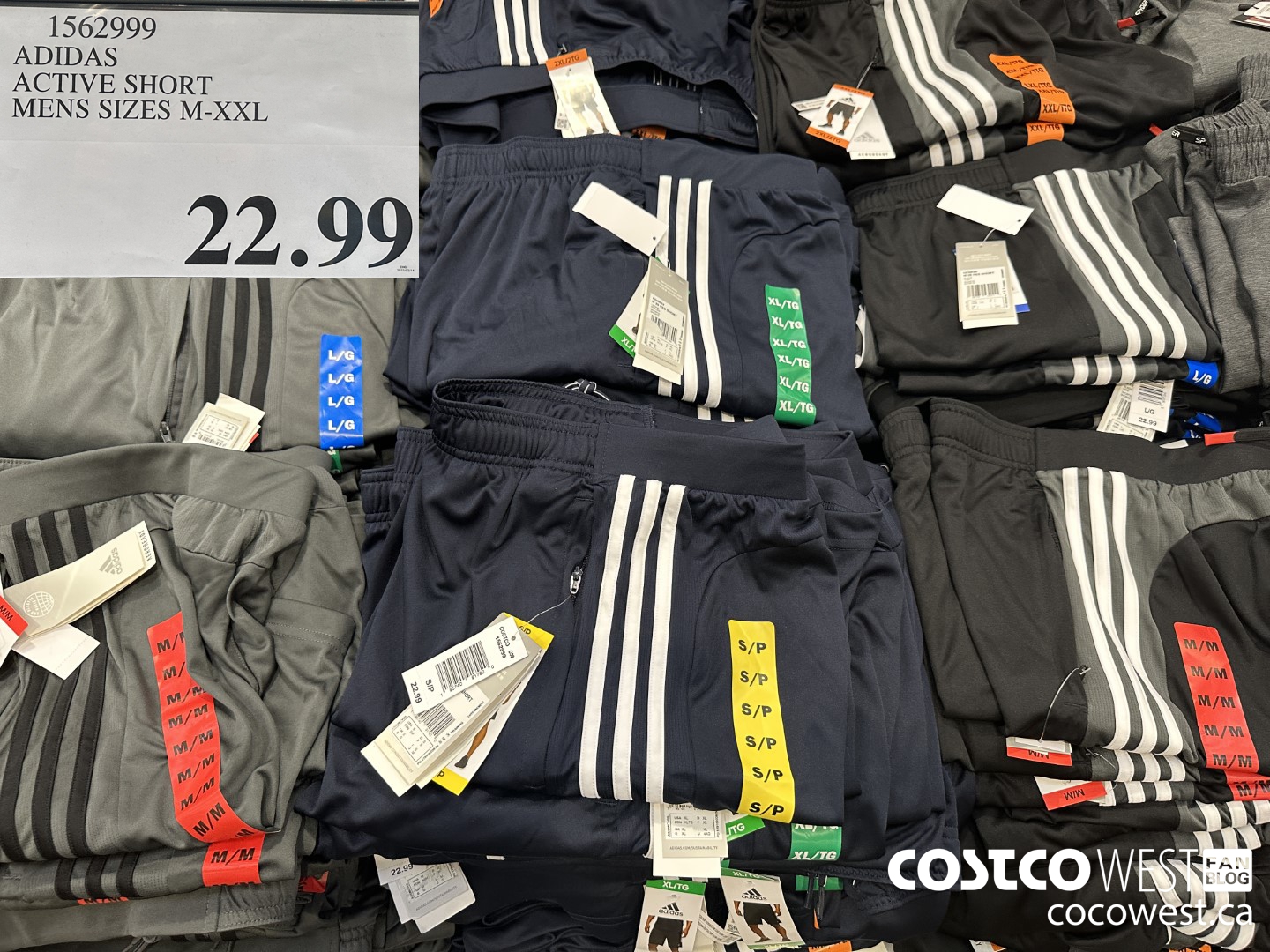 1562999 ADIDAS ACTIVE SHORT MENS SIZES M-XXL $22.99