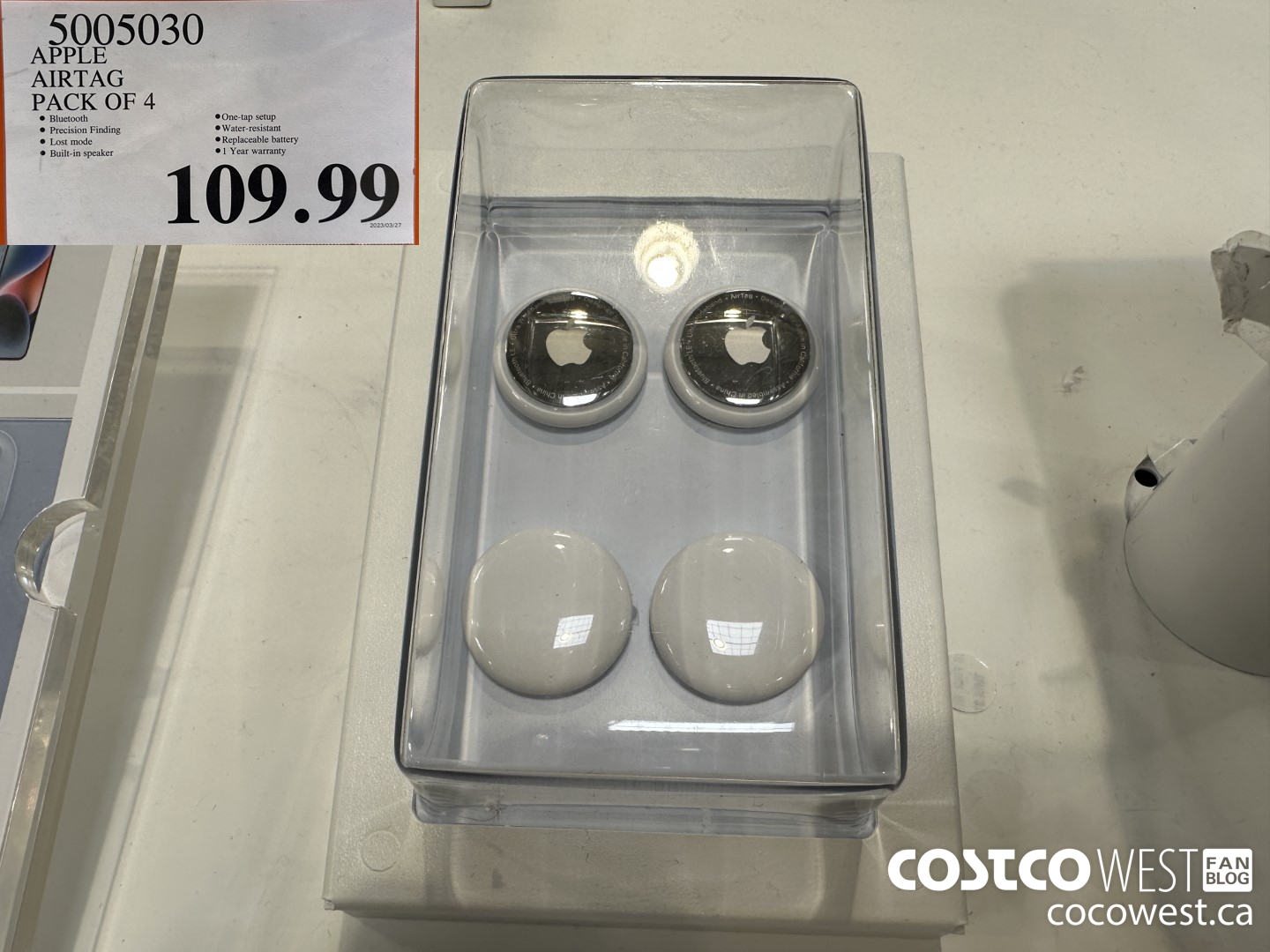 5005030 APPLE AIRTAG PACK OF 4 $109.99