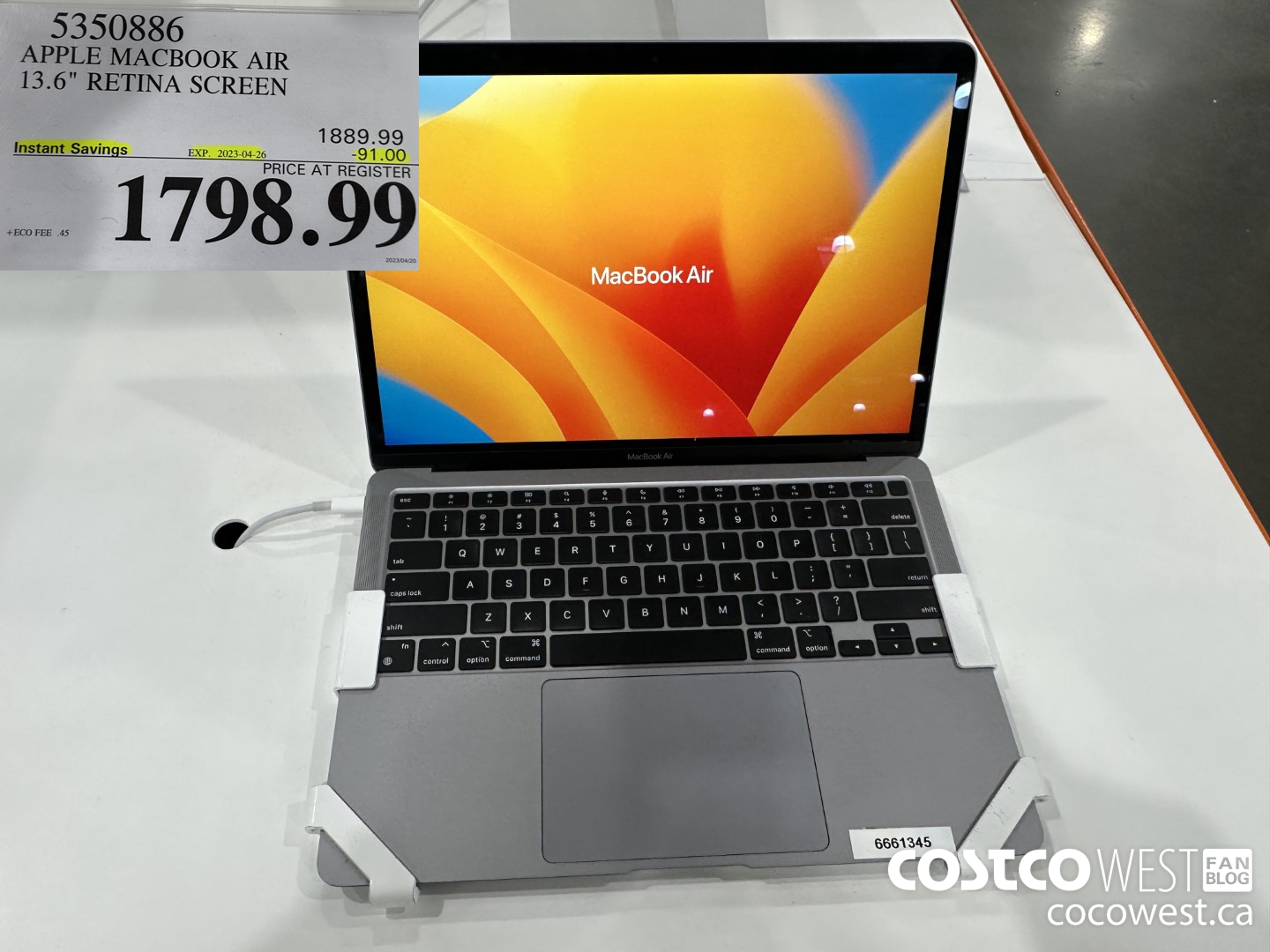 5350886 APPLE MACBOOK AIR 13.6