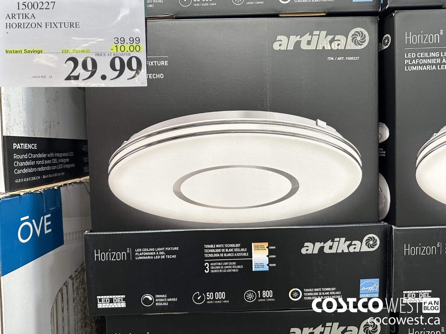 1500227 ARTIKA FIXTURE HORIZON  ($10.00 INSTANT SAVINGS EXPIRES ON 2023-04-23) $29.99