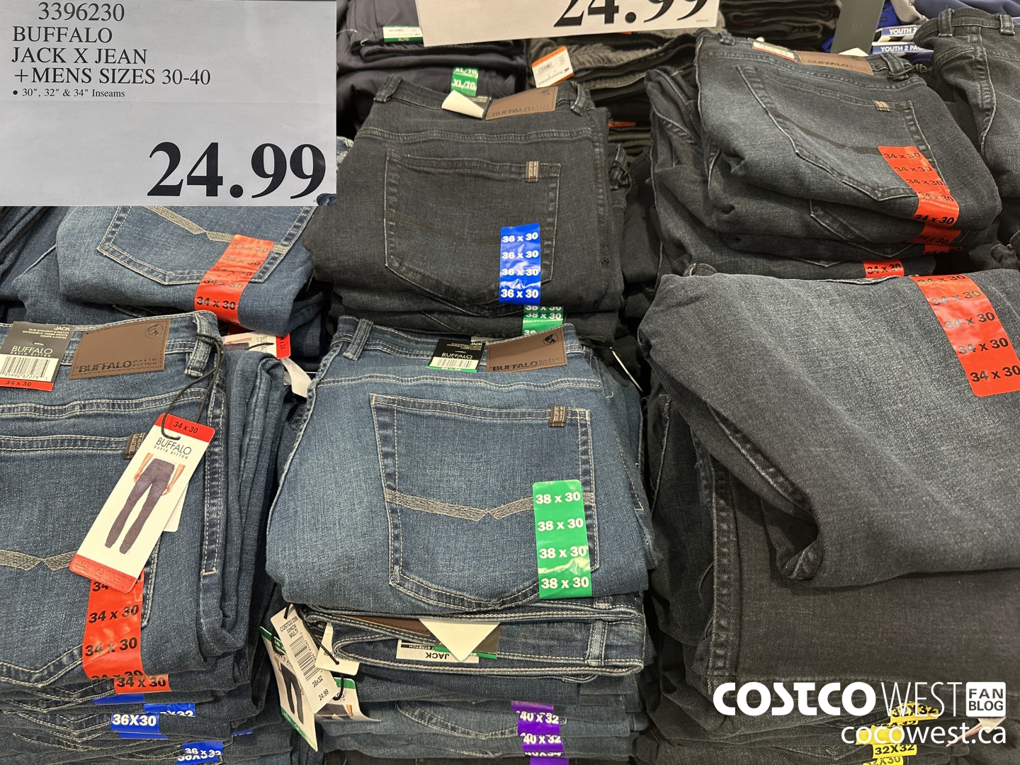 3396230 BUFFALO JACK X JEAN MENS SIZES 30-40 $24.99