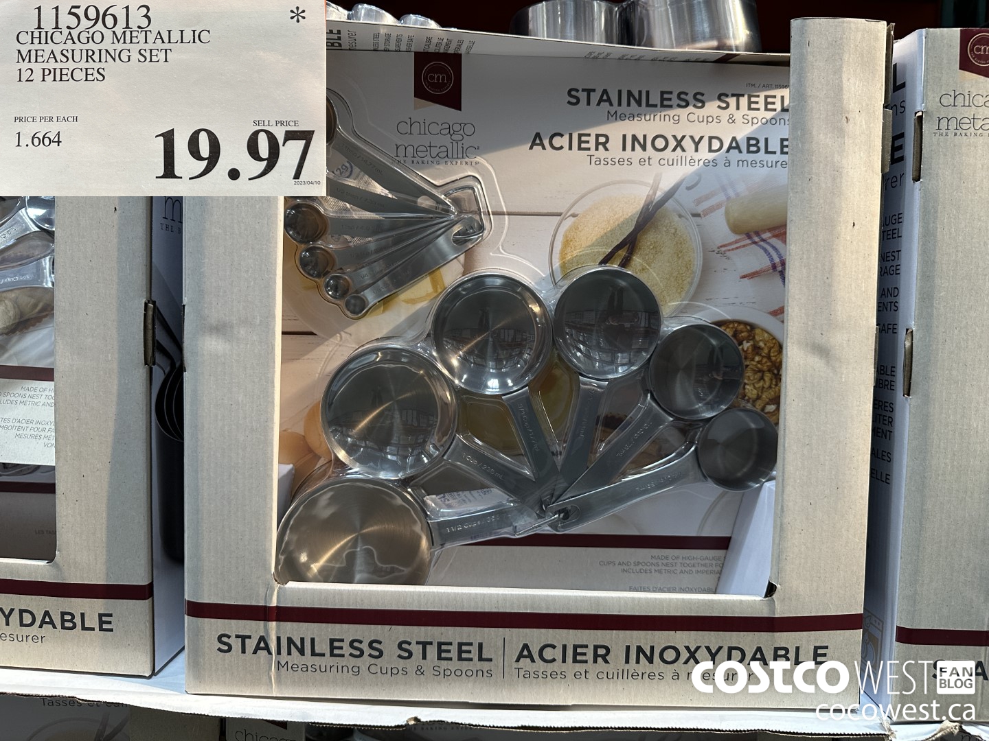 1159613 CHICAGO METALLIC MEASURING SET 12 PIECES $19.97