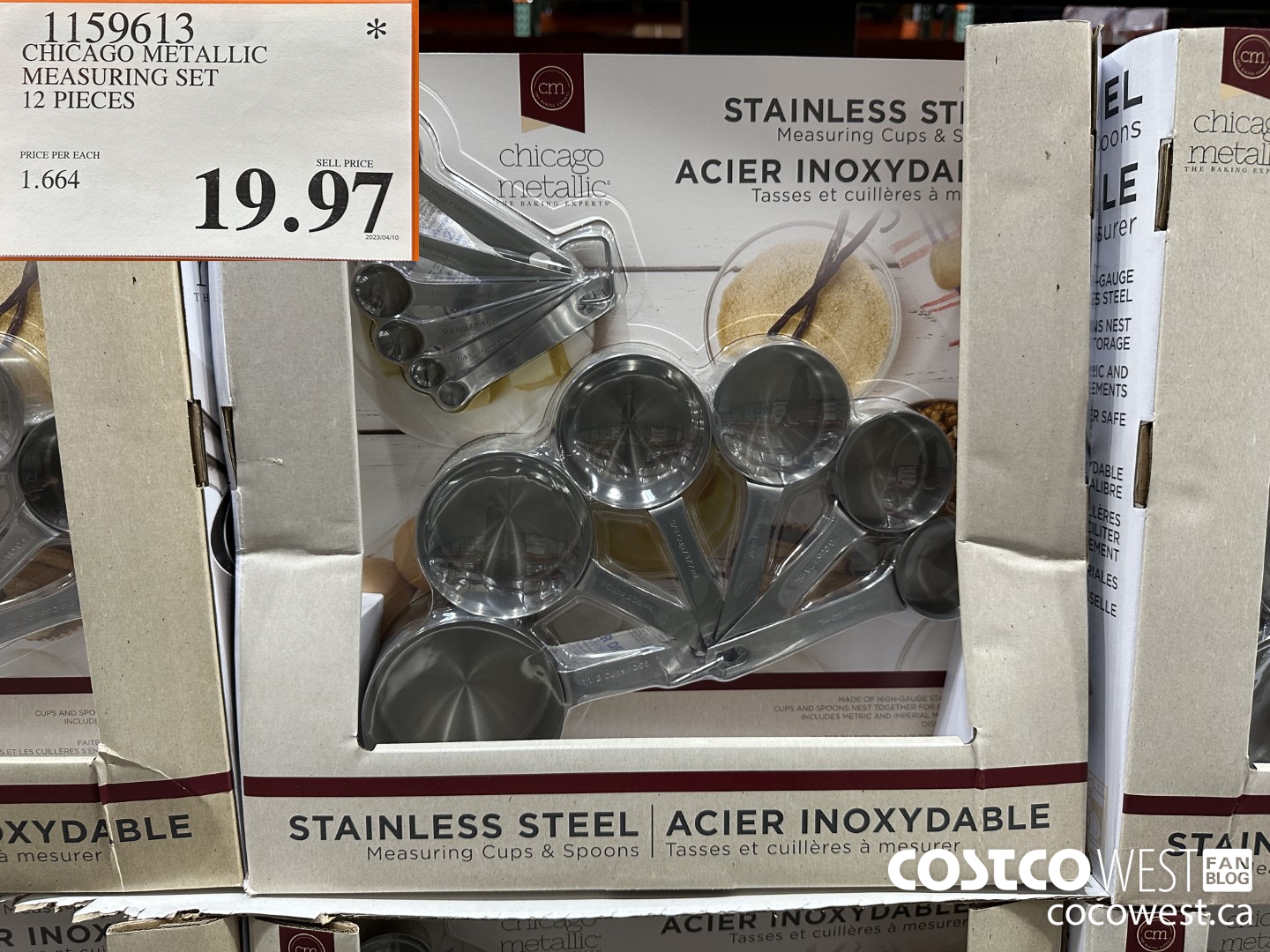 1159613 CHICAGO METALLIC MEASURING SET 12 PIECES $19.97