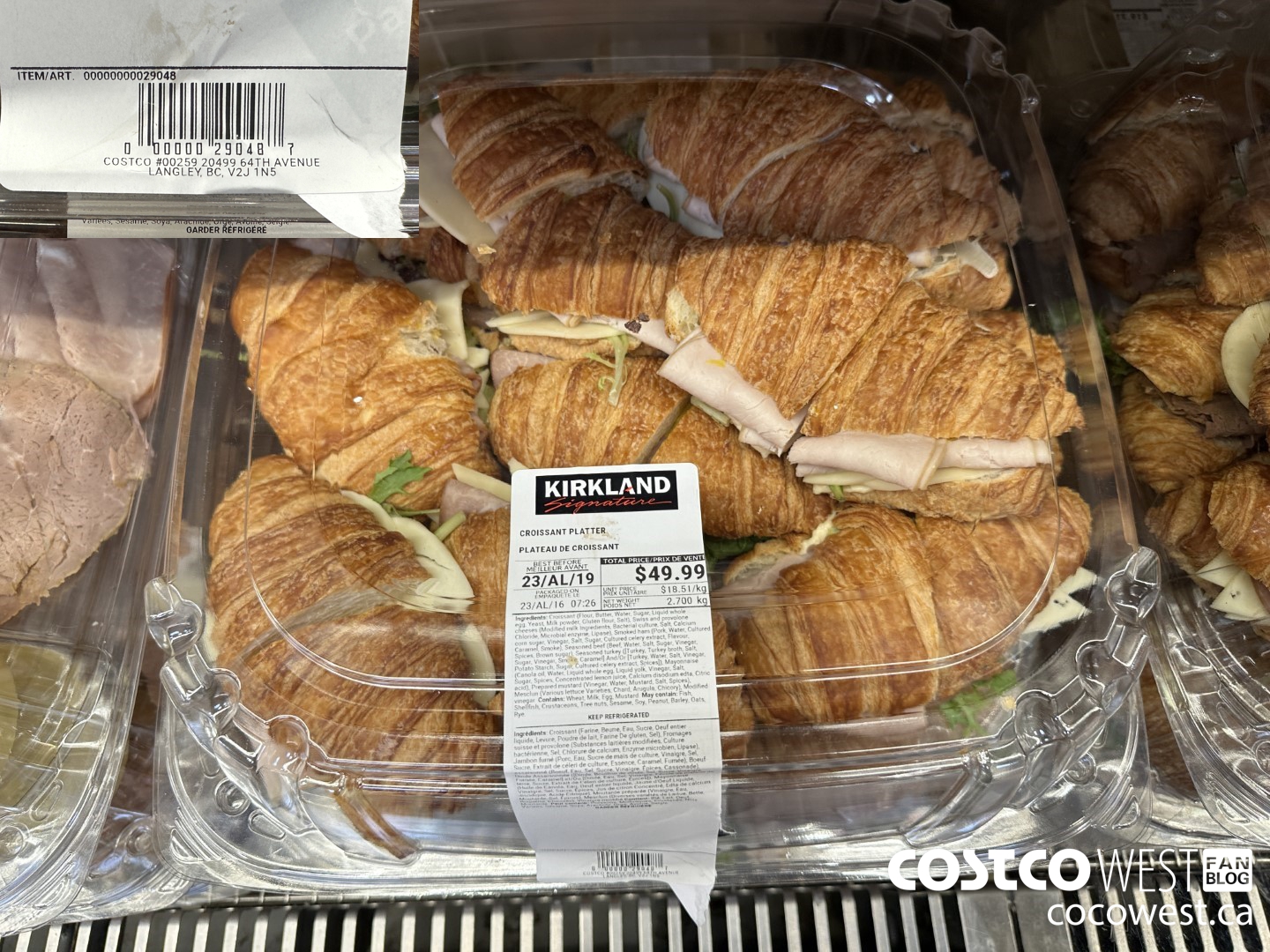 29048 CROISSANT PLATTER $18.51