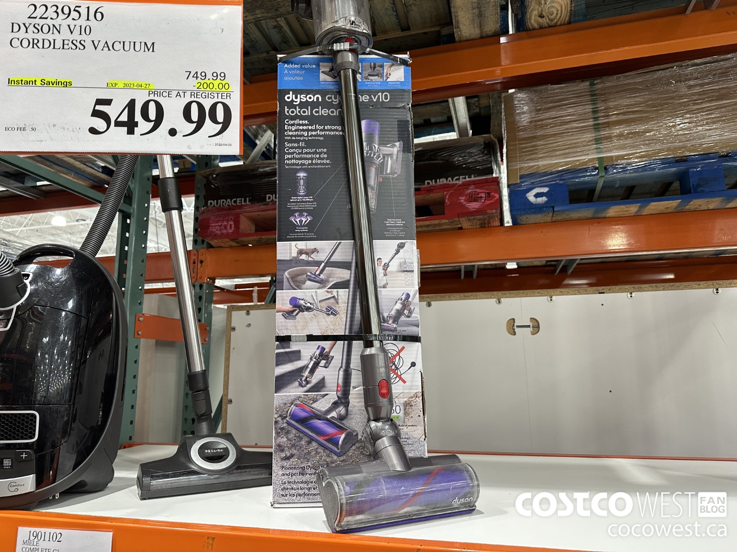 2239516 DYSON V10 CORDLESS VACUUM ($200.00 INSTANT SAVINGS EXPIRES ON 2023-04-27) $549.99
