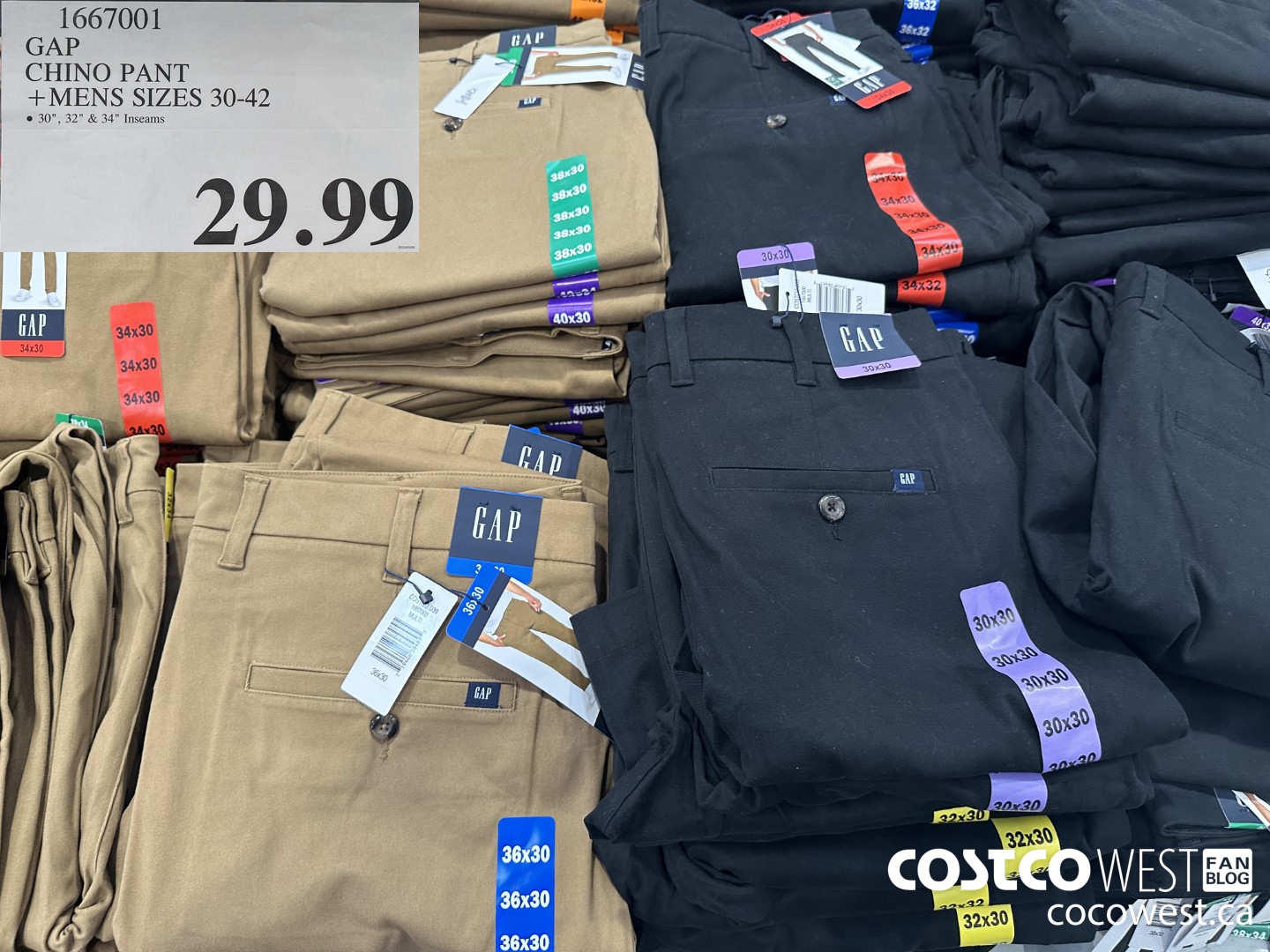 1667001 GAP CHINO PANT MENS SIZES 30-42 $29.99