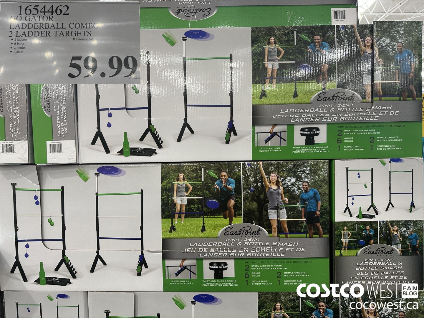 1654462 GO GATOR LADDERBALL COMBO 2 LADDER TARGETS $59.99